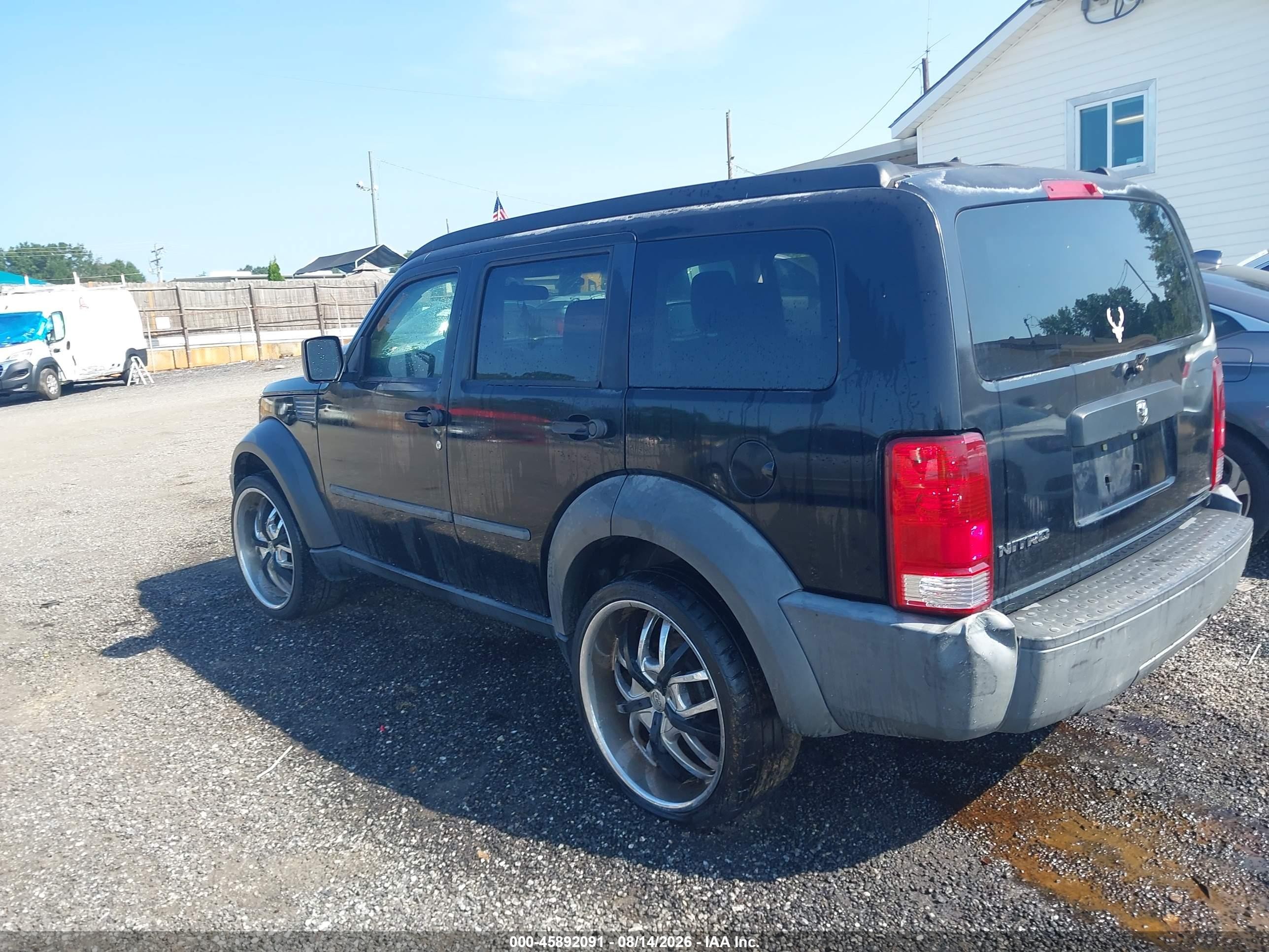 2007 Dodge Nitro Sxt Black vin: 1D8GT28K27W705818