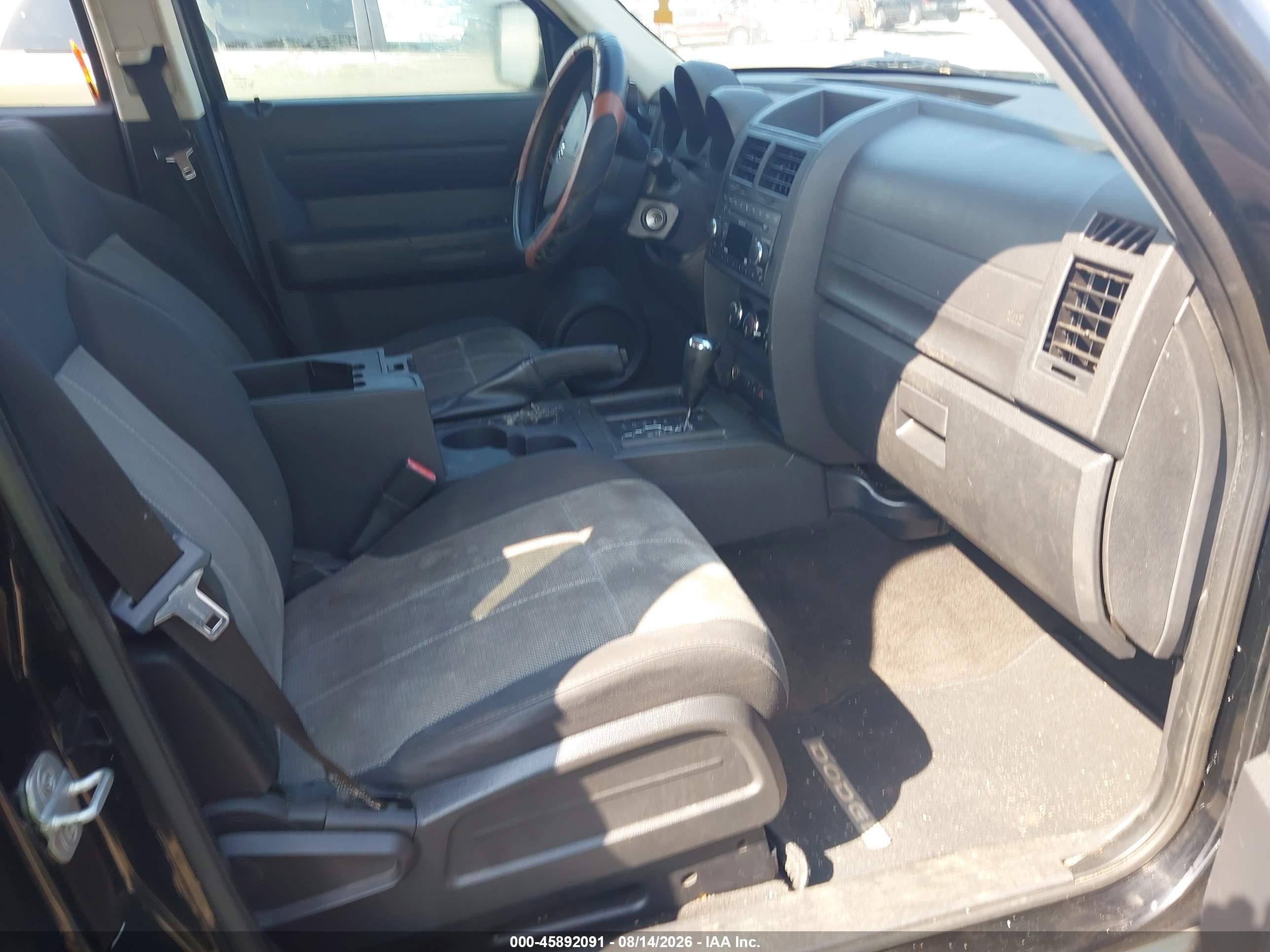 2007 Dodge Nitro Sxt Black vin: 1D8GT28K27W705818