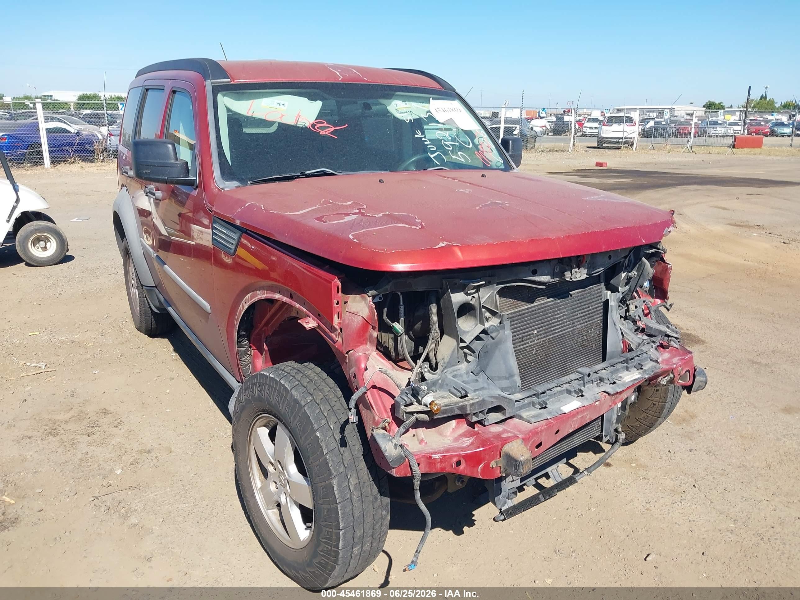 2007 Dodge Nitro Sxt Красный vin: 1D8GT28K37W592137