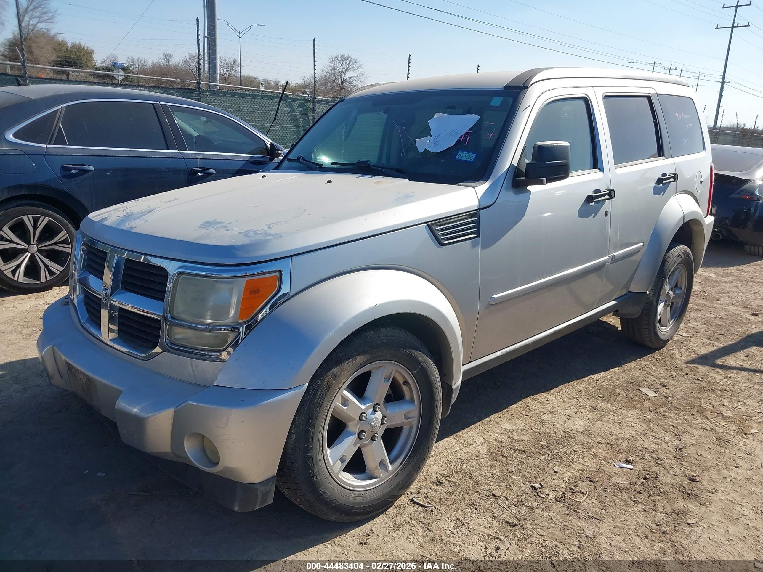 2009 Dodge Nitro Se Серебряный vin: 1D8GT28K59W528703