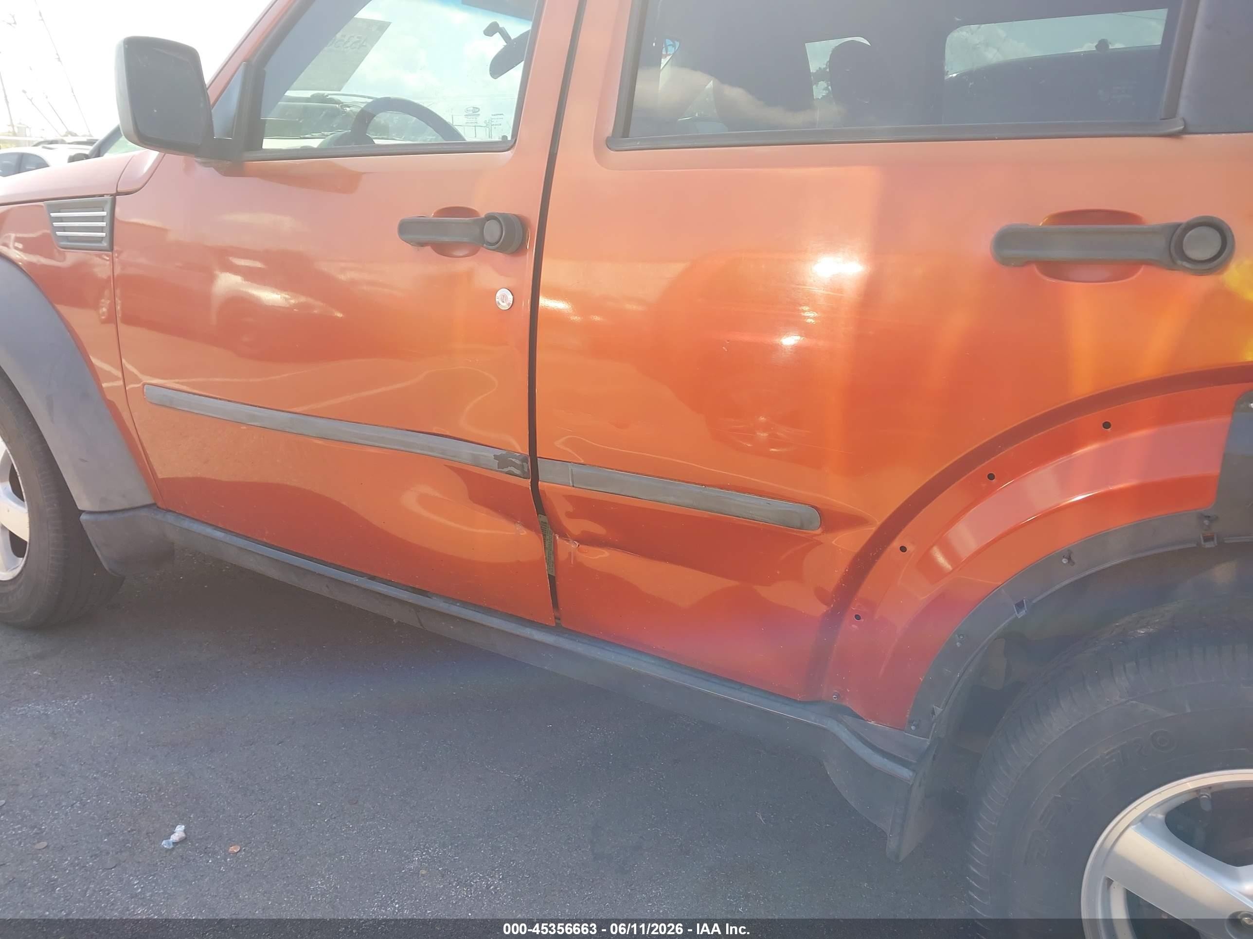 2007 Dodge Nitro Sxt Orange vin: 1D8GT28K77W606475