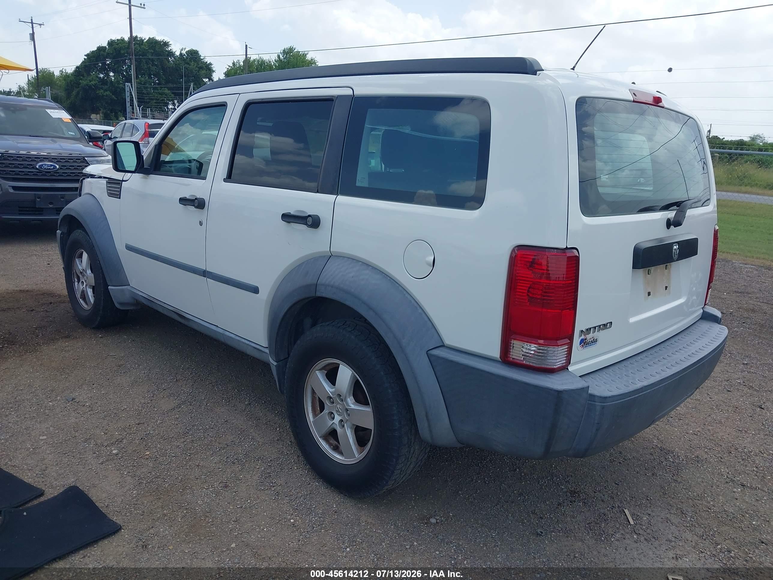 2008 Dodge Nitro Sxt White vin: 1D8GT28K78W181275