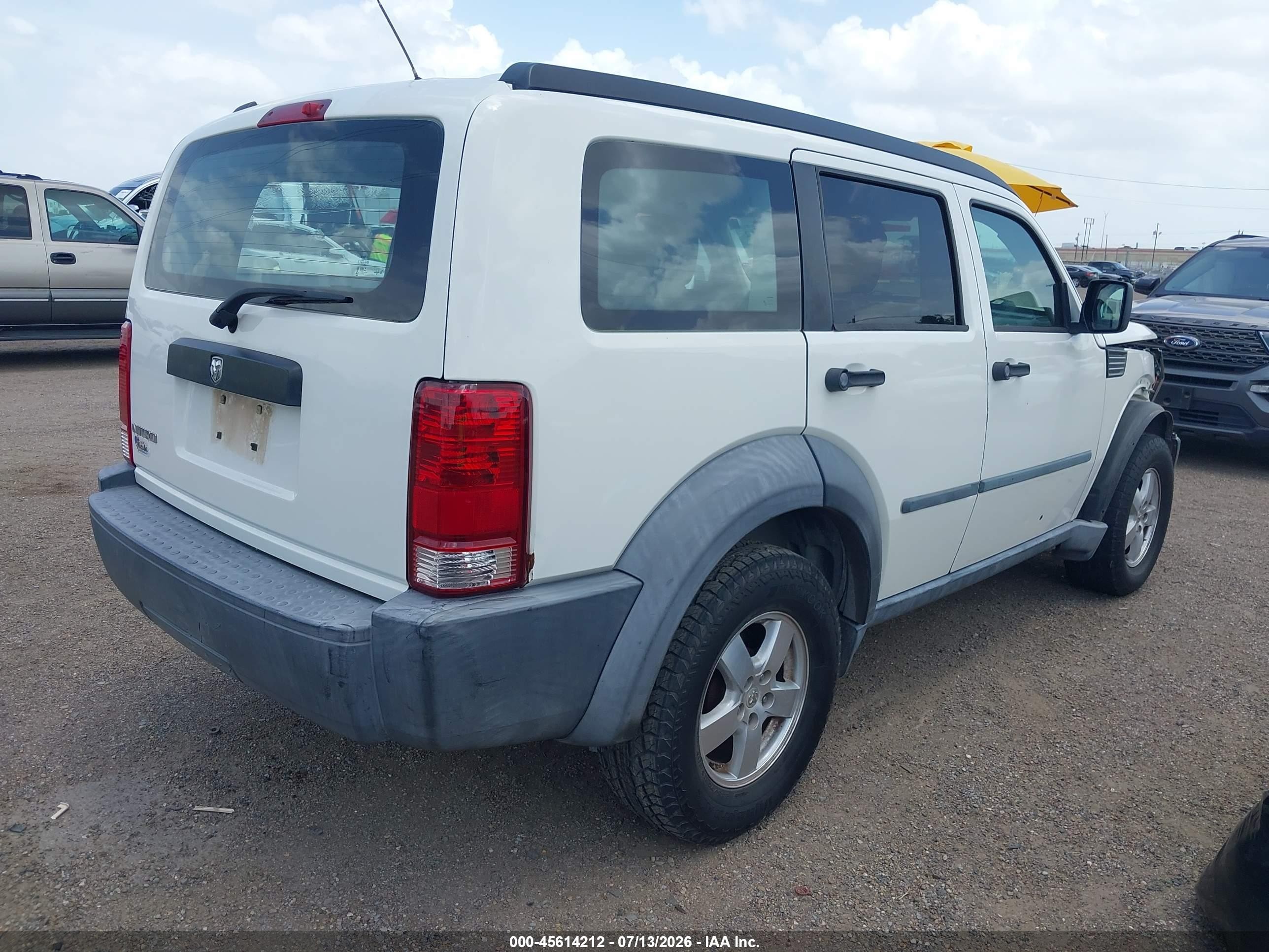 2008 Dodge Nitro Sxt White vin: 1D8GT28K78W181275