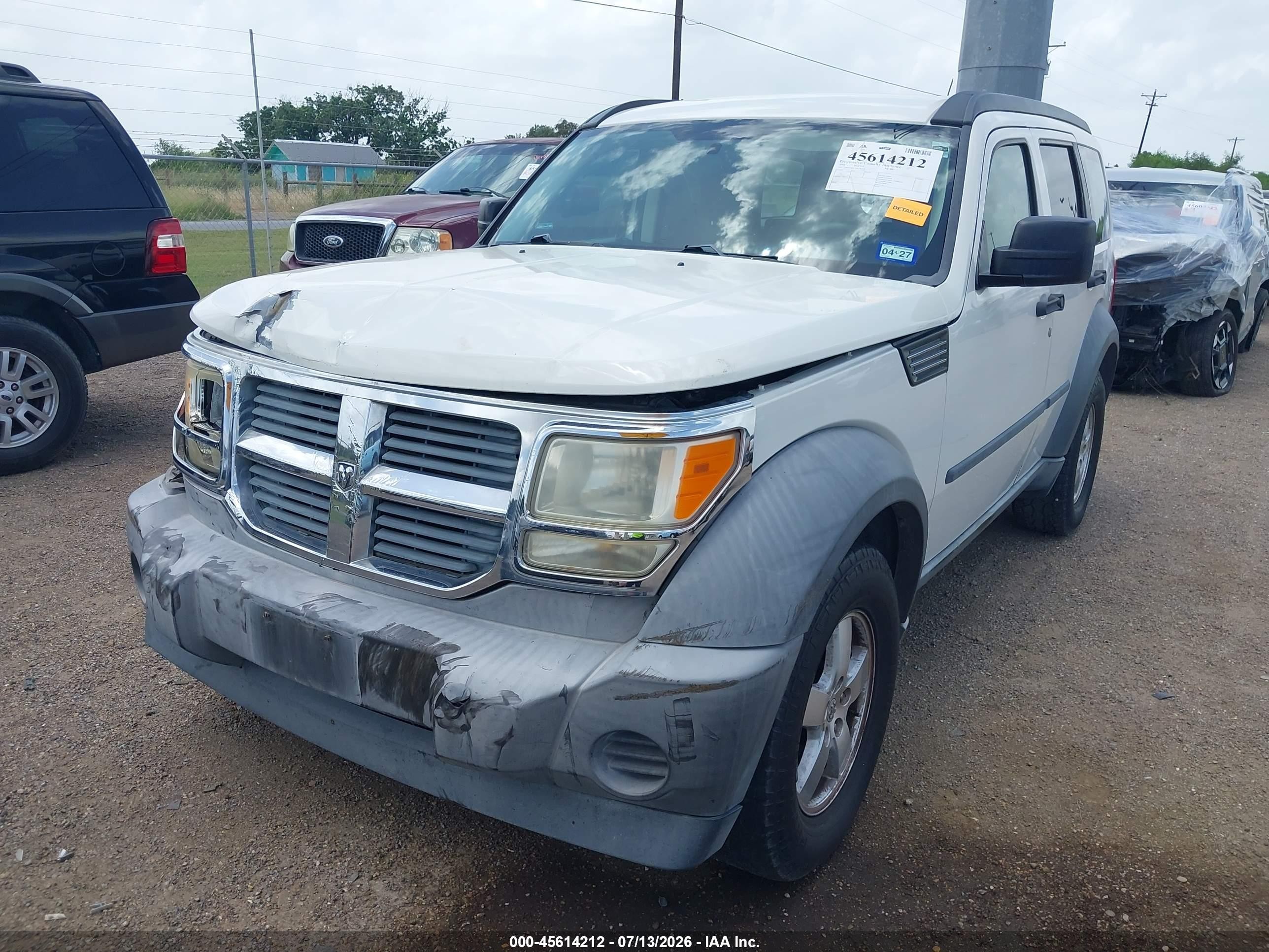 2008 Dodge Nitro Sxt White vin: 1D8GT28K78W181275