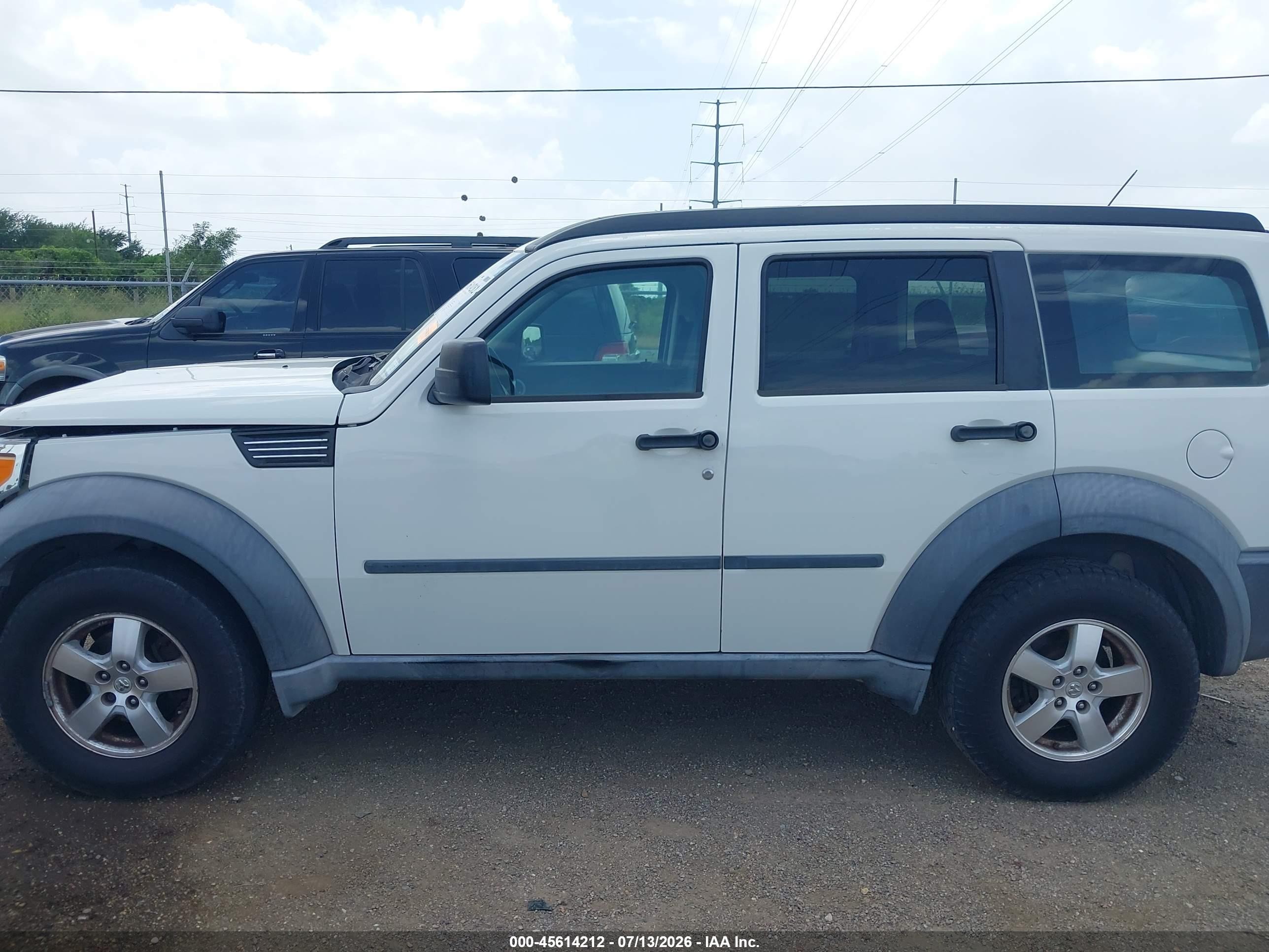 2008 Dodge Nitro Sxt White vin: 1D8GT28K78W181275