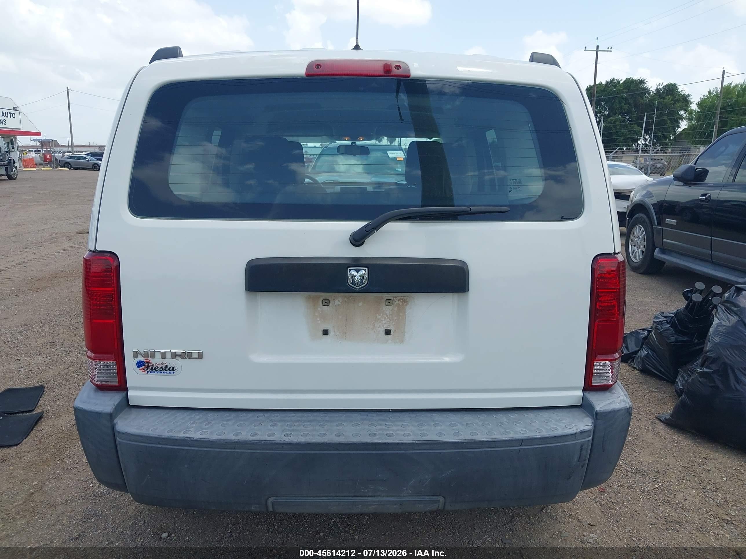 2008 Dodge Nitro Sxt White vin: 1D8GT28K78W181275