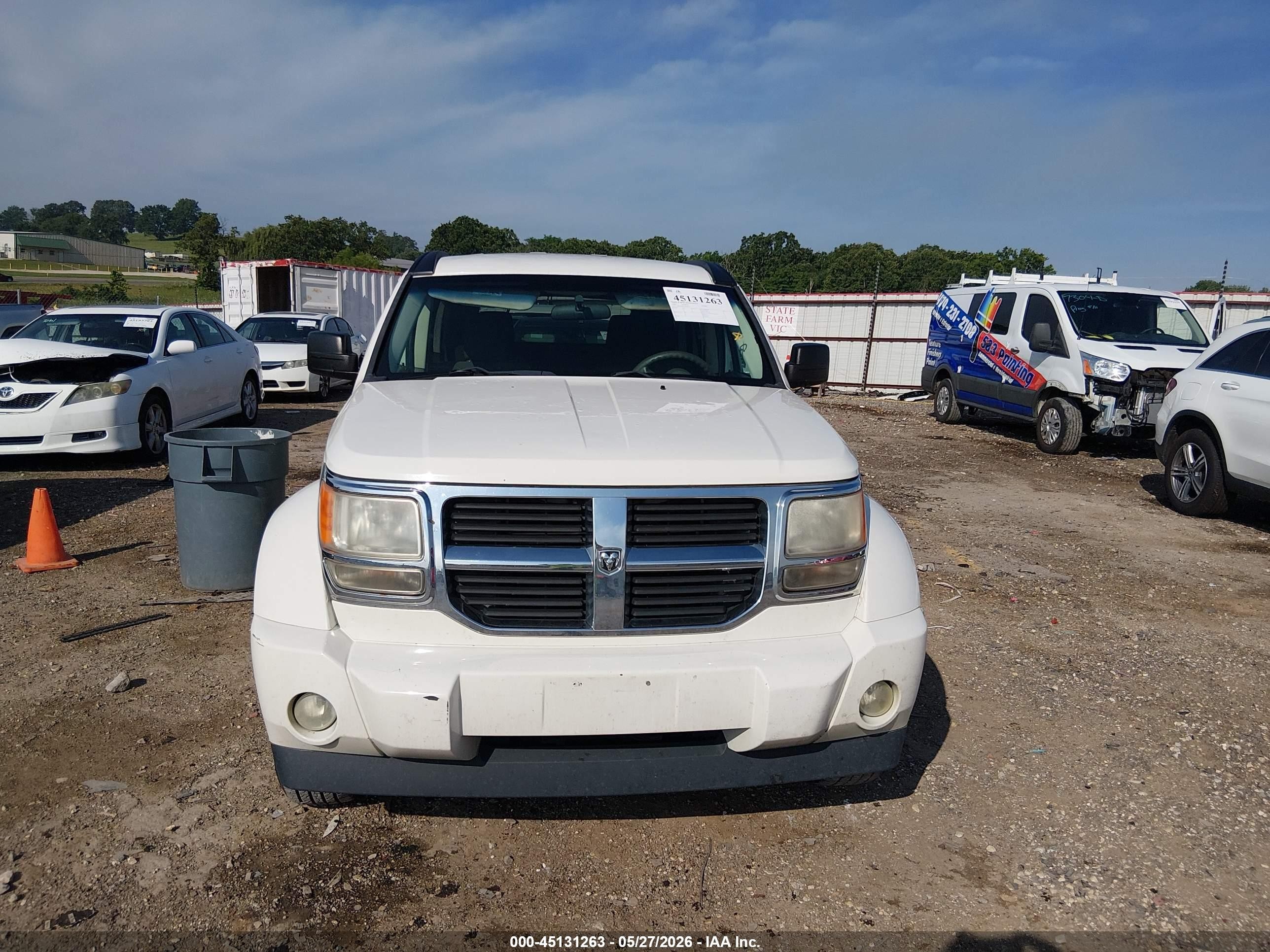 2008 Dodge Nitro Sxt White vin: 1D8GT28K78W258727