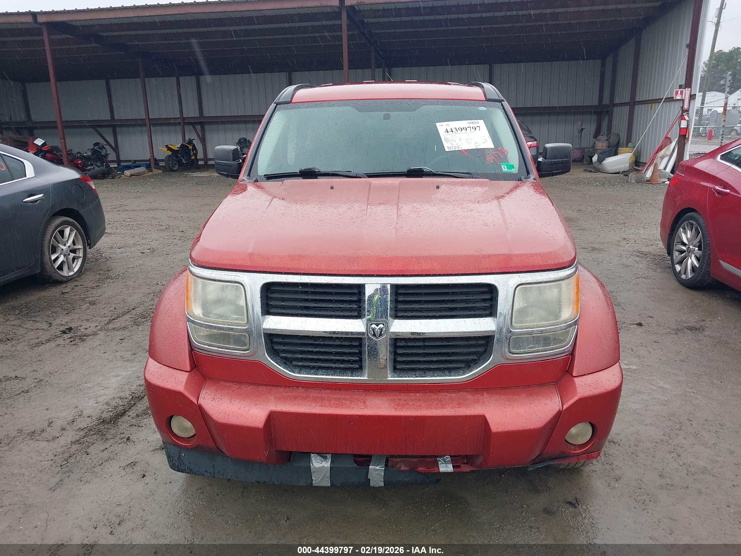 2009 Dodge Nitro Se Red vin: 1D8GT28K79W500773