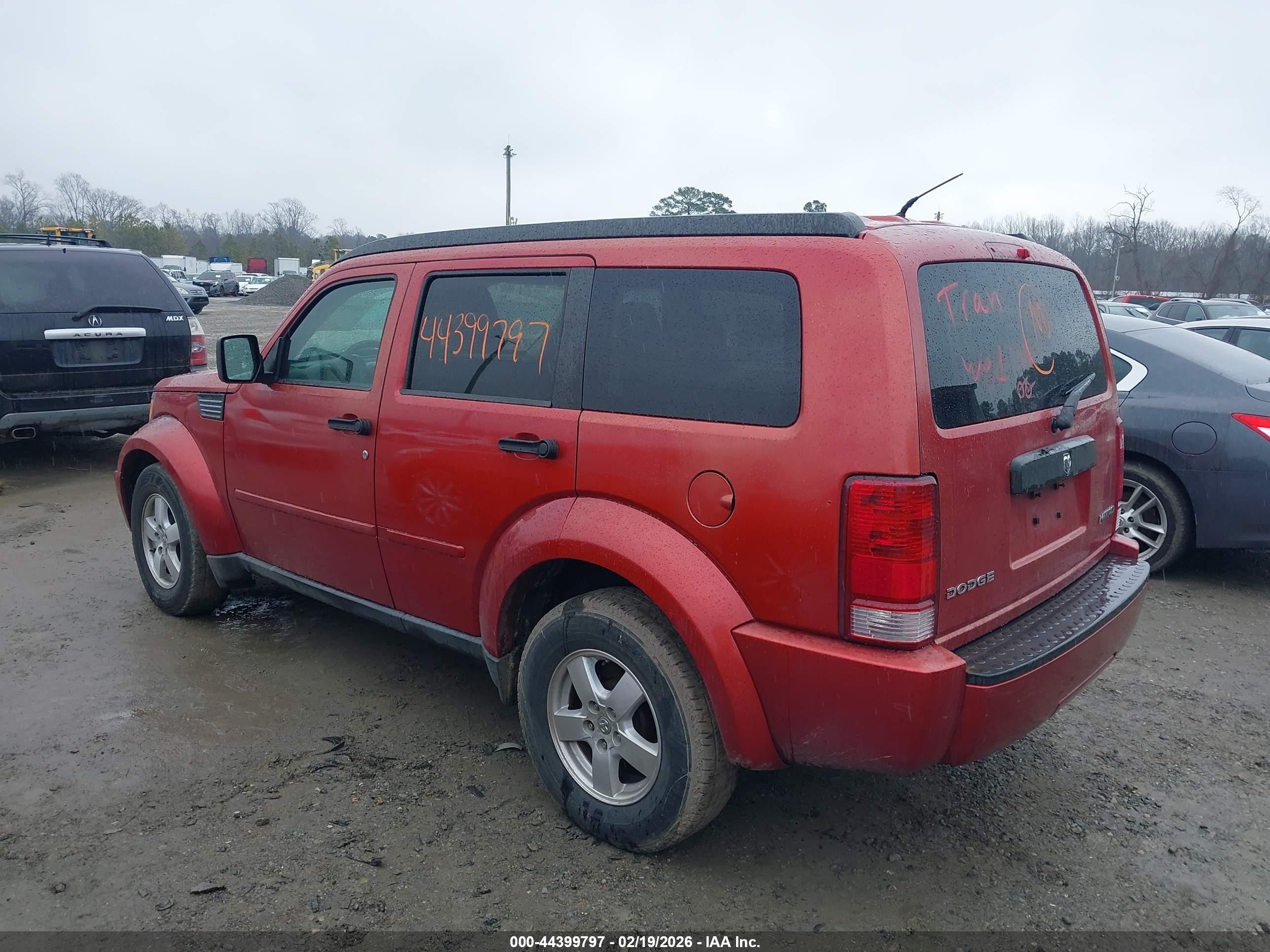 2009 Dodge Nitro Se Red vin: 1D8GT28K79W500773