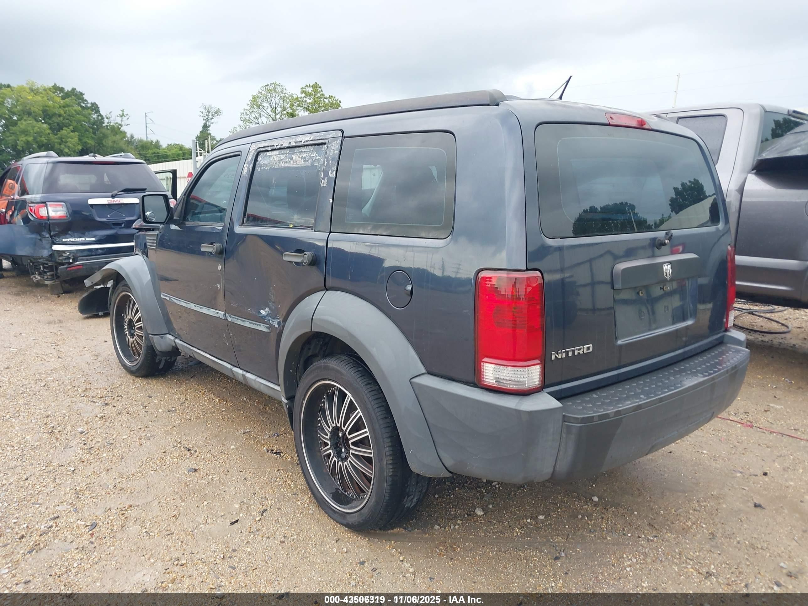 2008 Dodge Nitro Sxt Blue vin: 1D8GT28KX8W205603