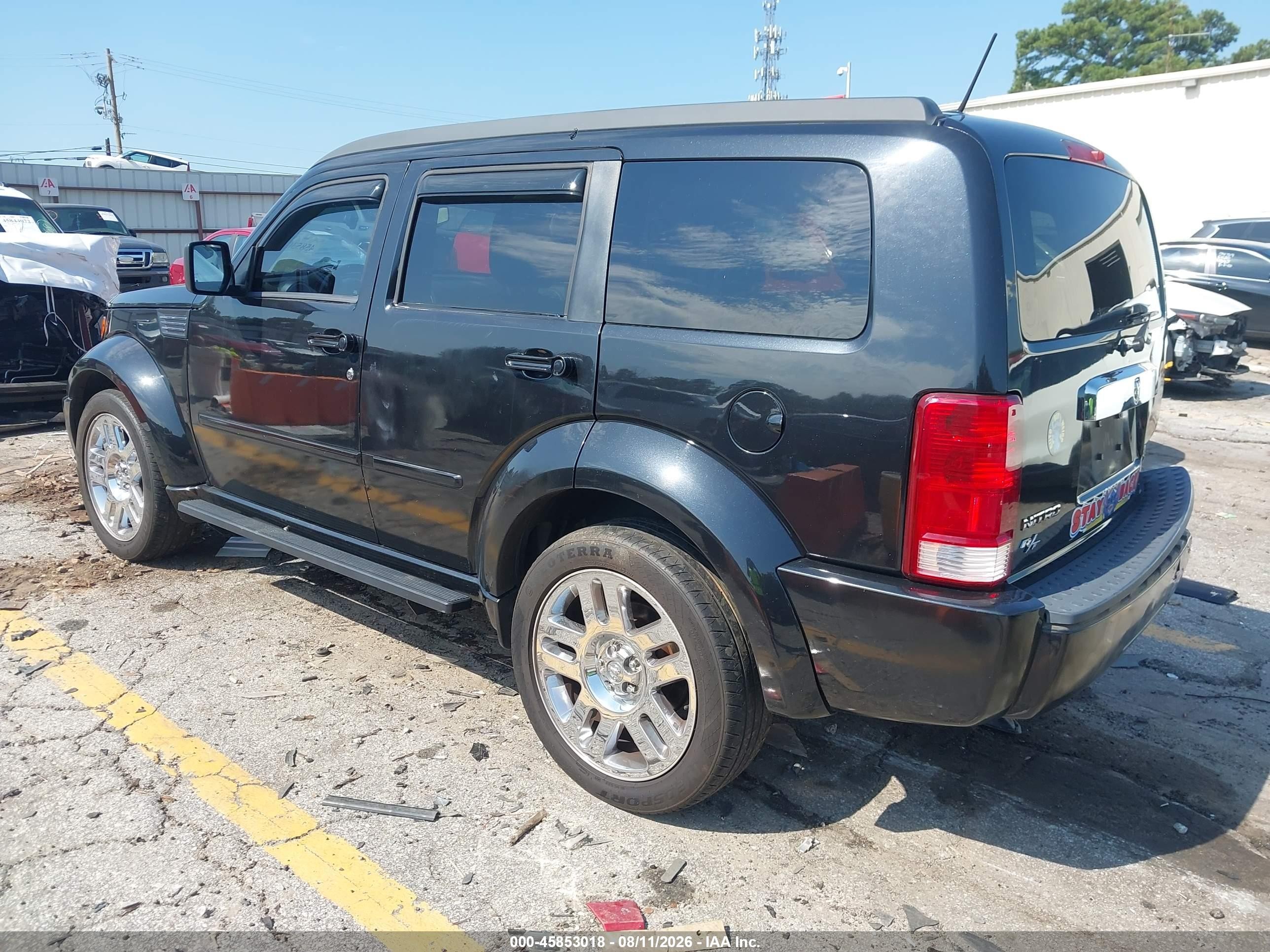 2008 Dodge Nitro Slt/rt Black vin: 1D8GT58608W139891