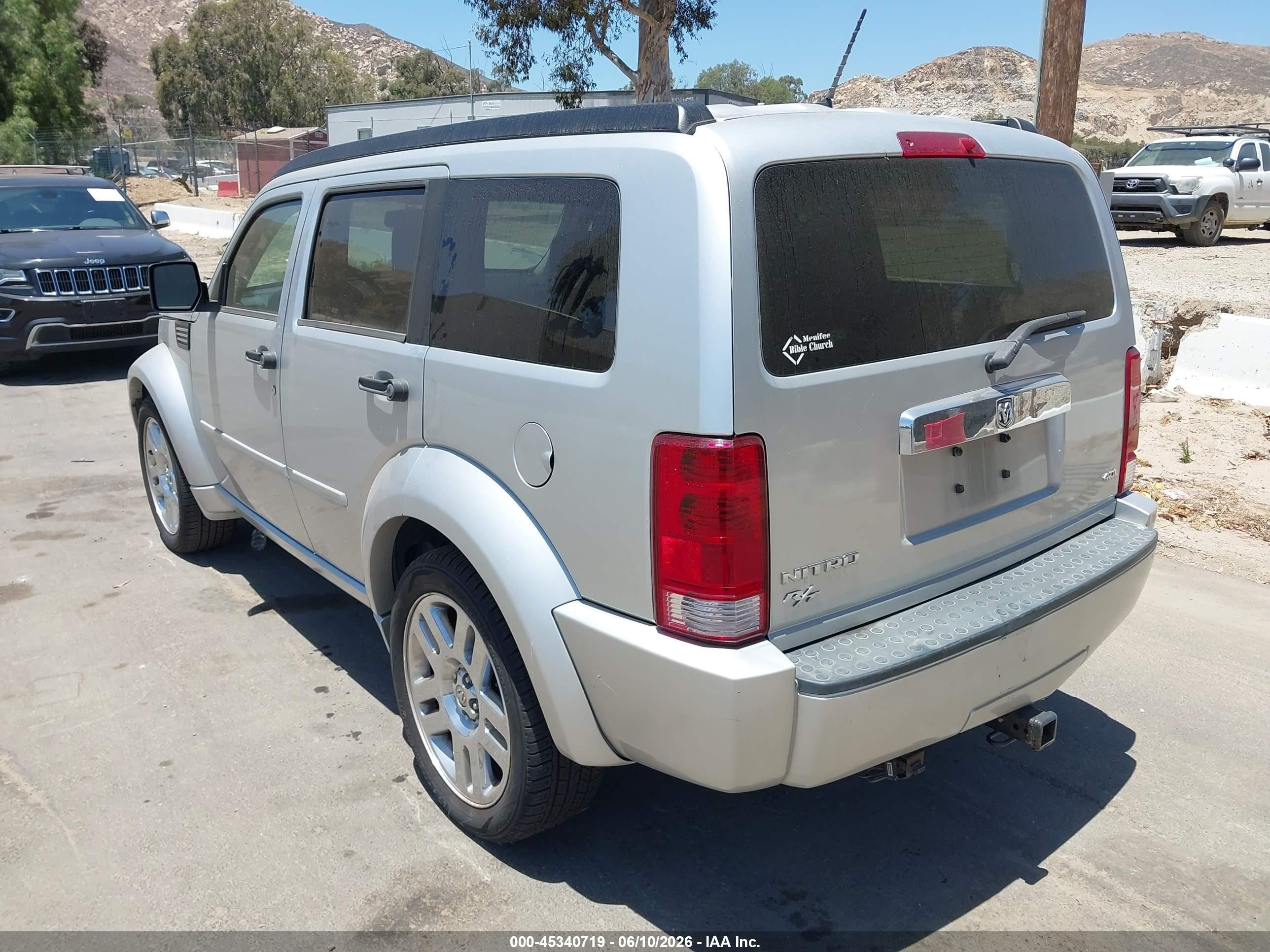 2007 Dodge Nitro Slt/rt Silver vin: 1D8GT58617W678292