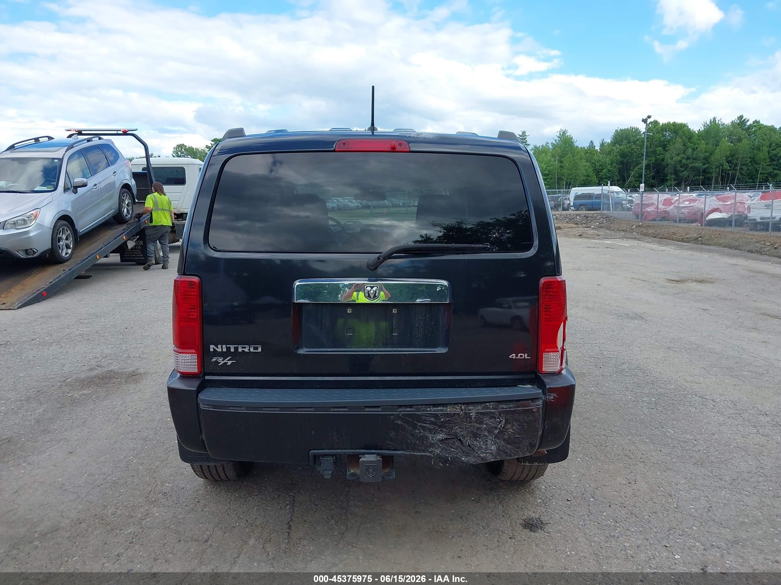 2008 Dodge Nitro Slt/rt Black vin: 1D8GT58638W173050