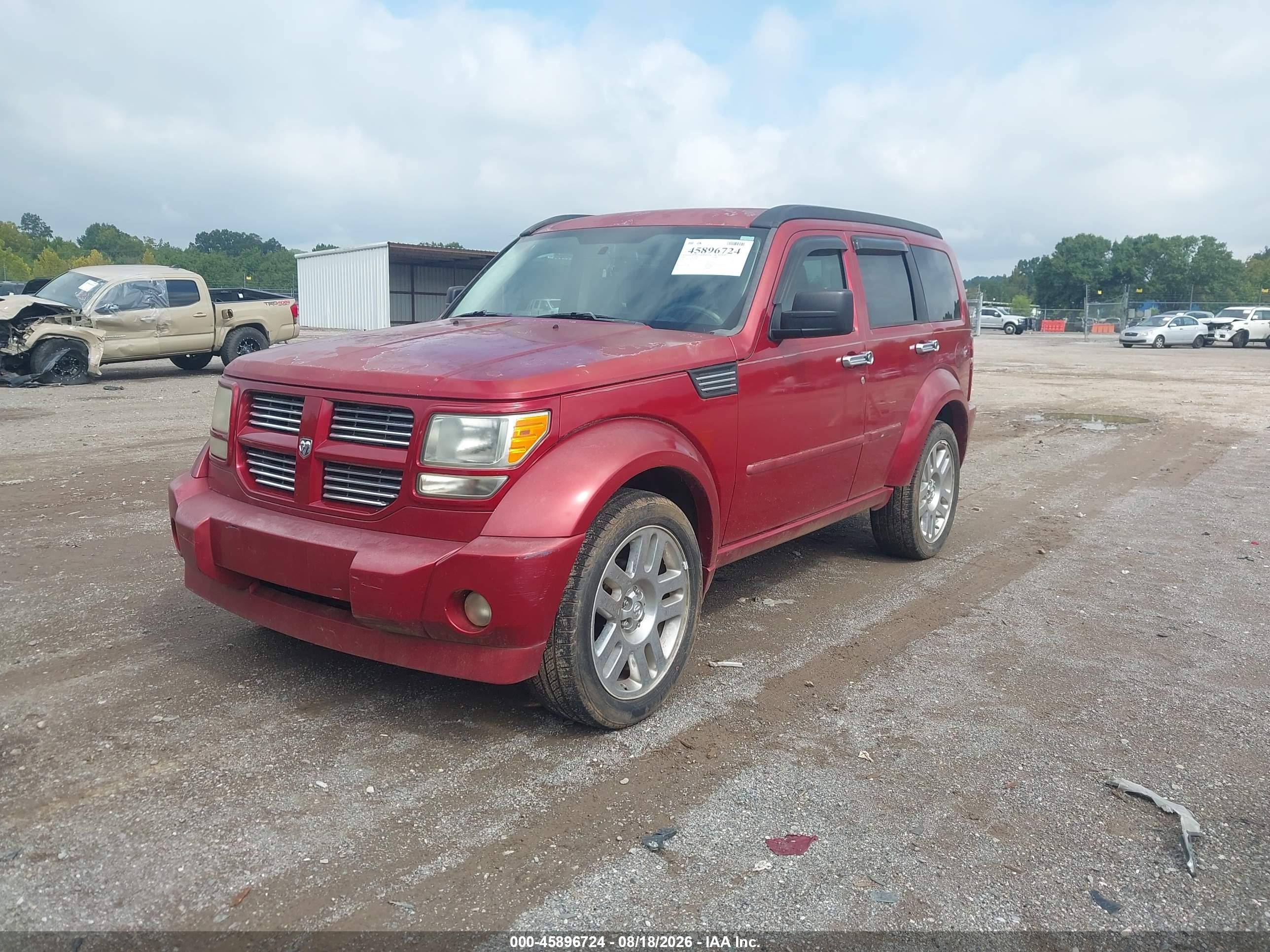 2007 Dodge Nitro Slt/rt Красный vin: 1D8GT58677W678622