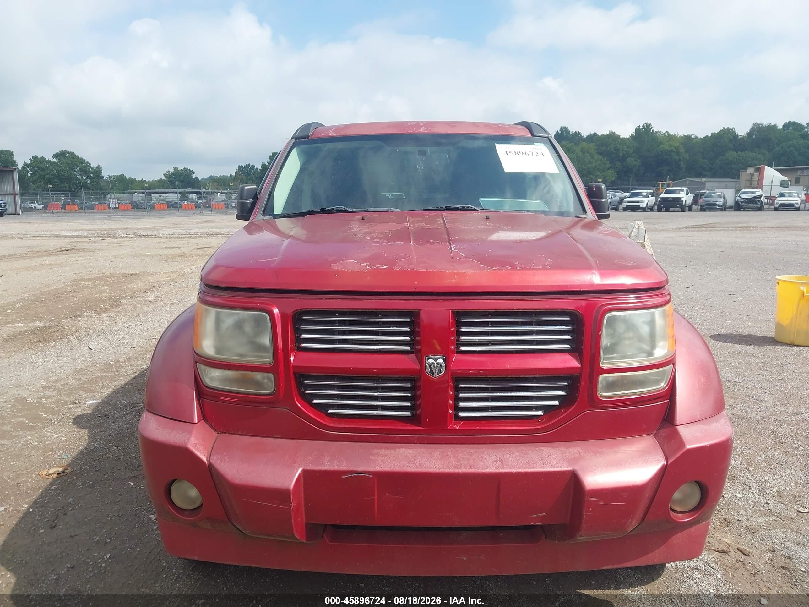 2007 Dodge Nitro Slt/rt Красный vin: 1D8GT58677W678622