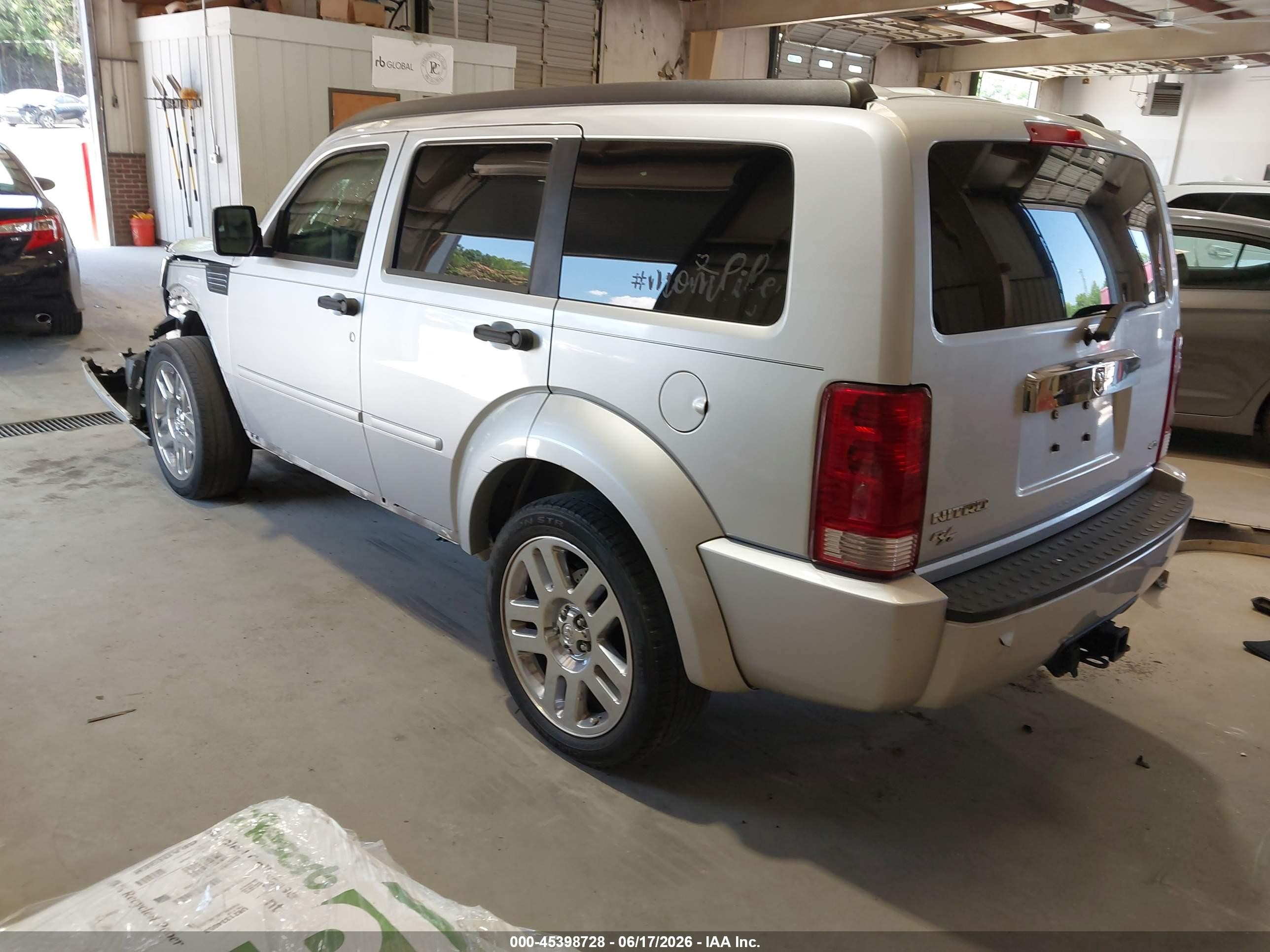 2007 Dodge Nitro Slt/rt Silver vin: 1D8GT58697W606840