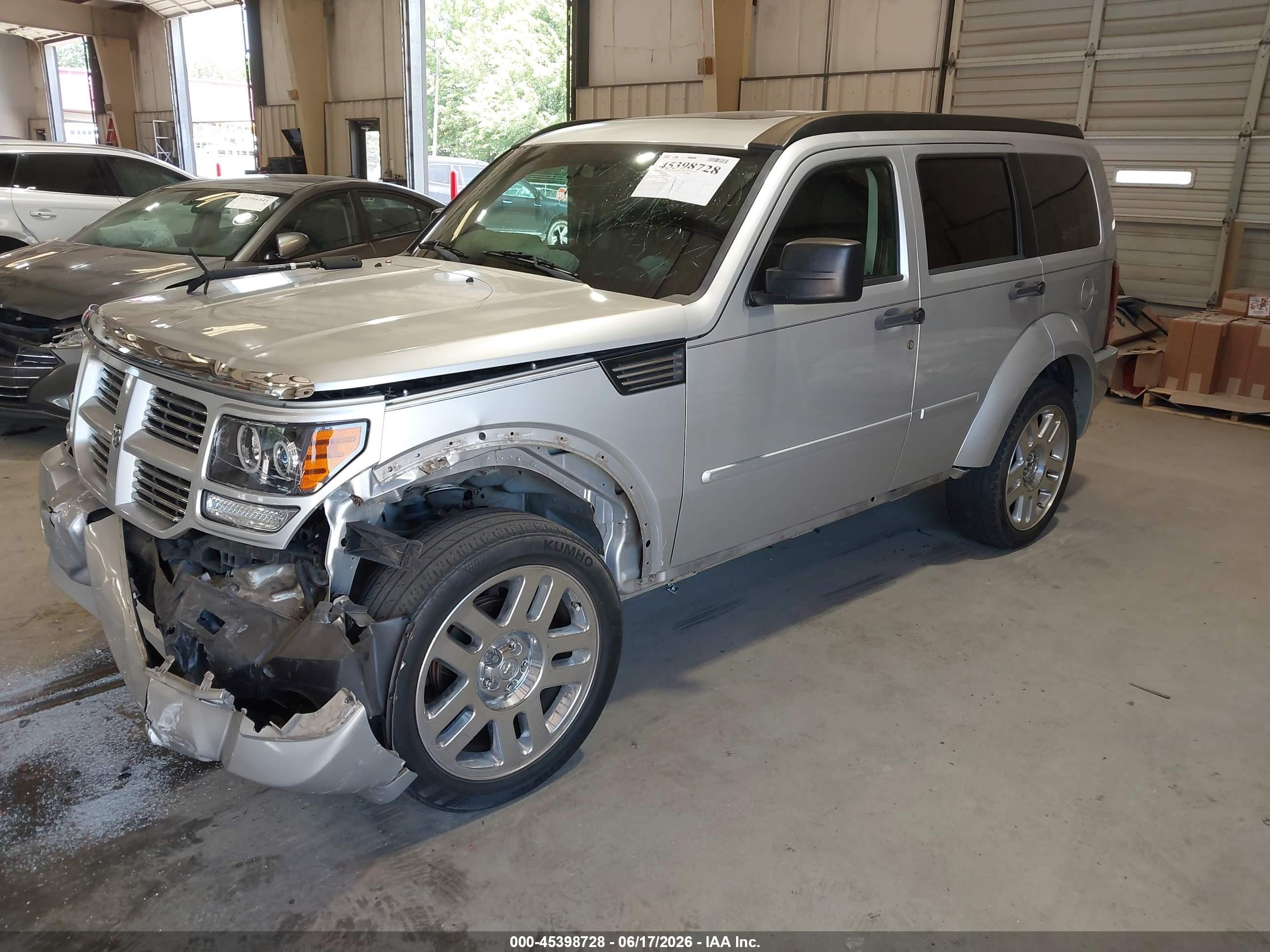2007 Dodge Nitro Slt/rt Silver vin: 1D8GT58697W606840