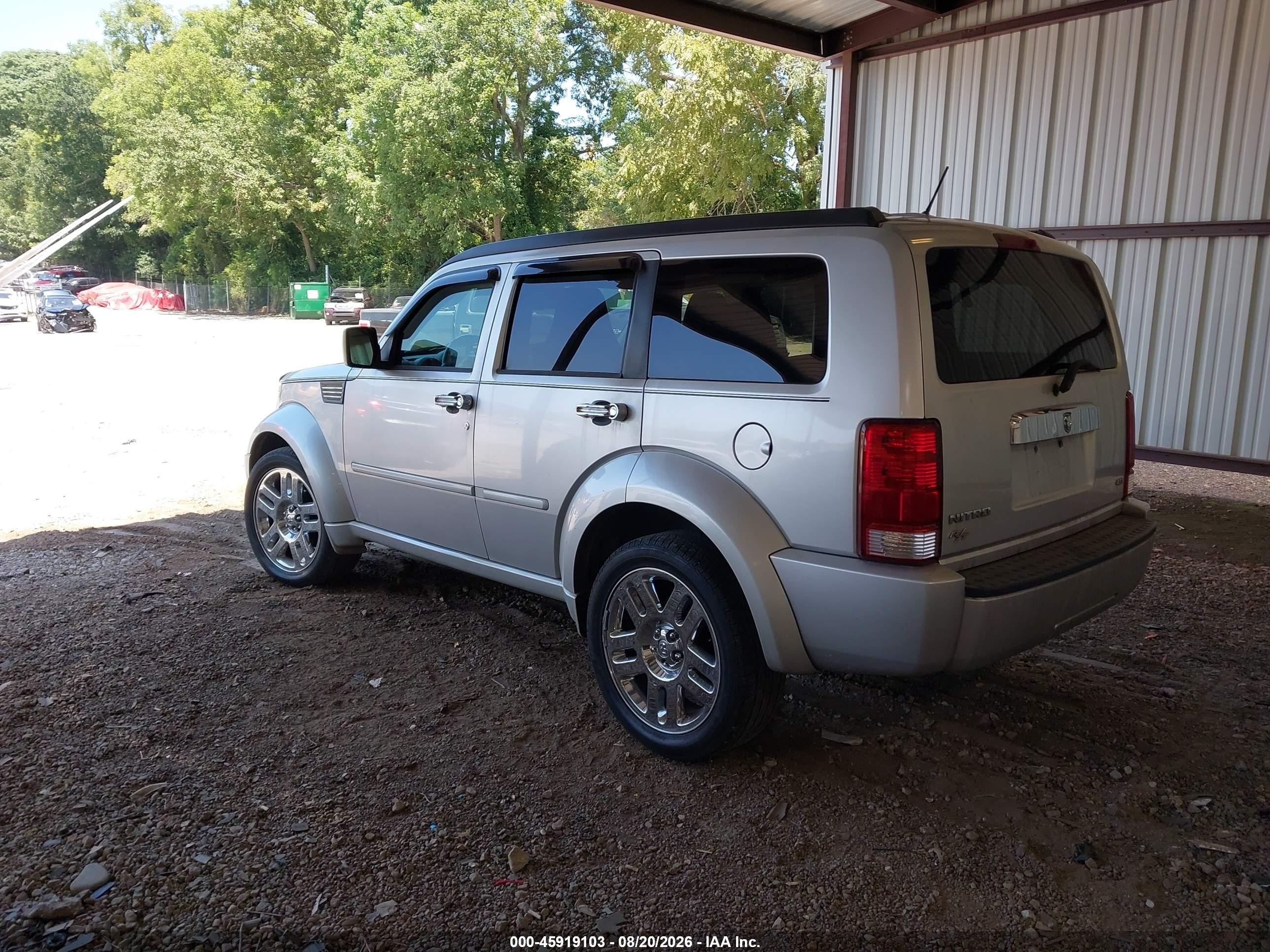 2007 Dodge Nitro Slt/rt Silver vin: 1D8GT586X7W681112