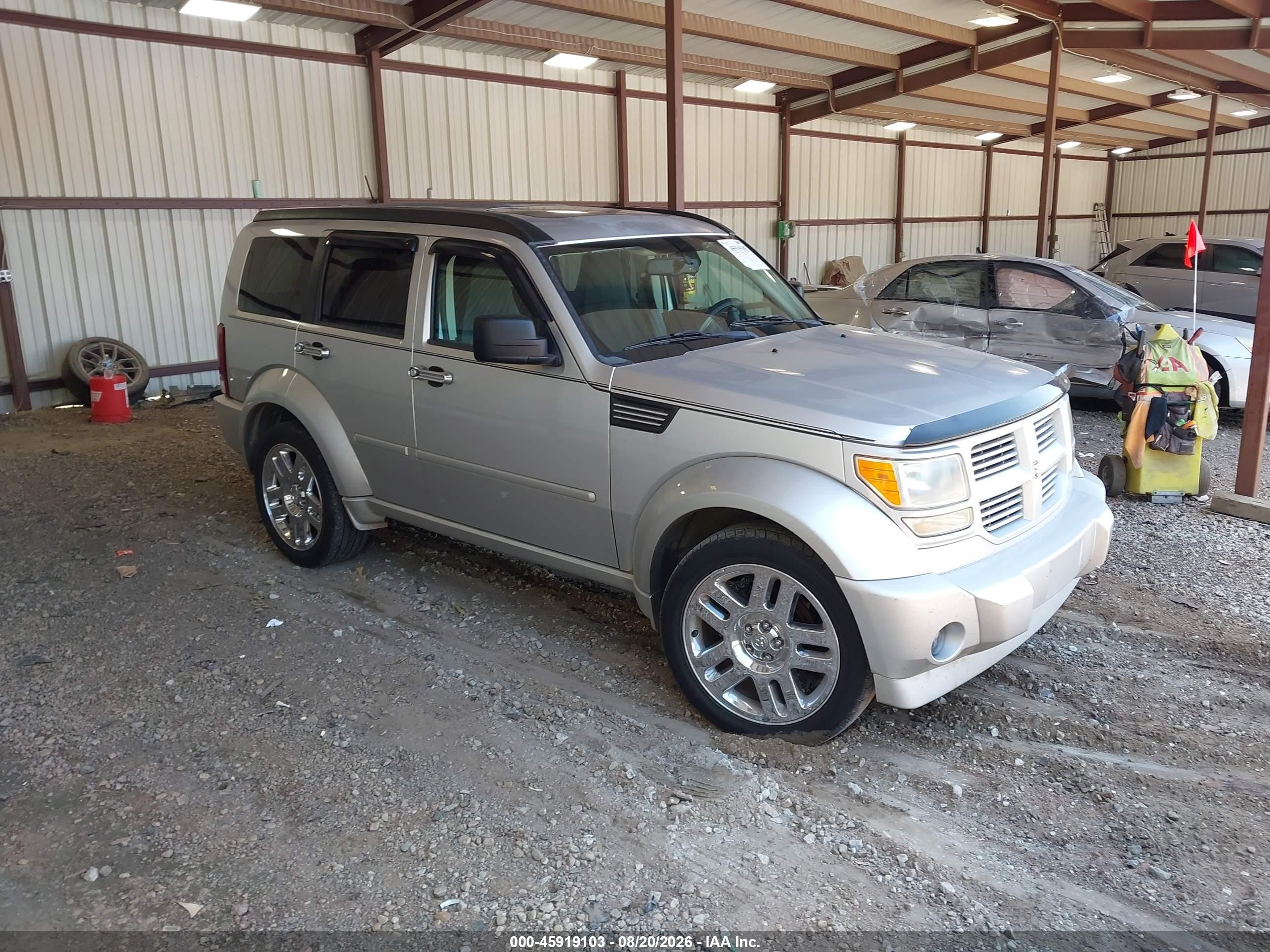 2007 Dodge Nitro Slt/rt Silver vin: 1D8GT586X7W681112