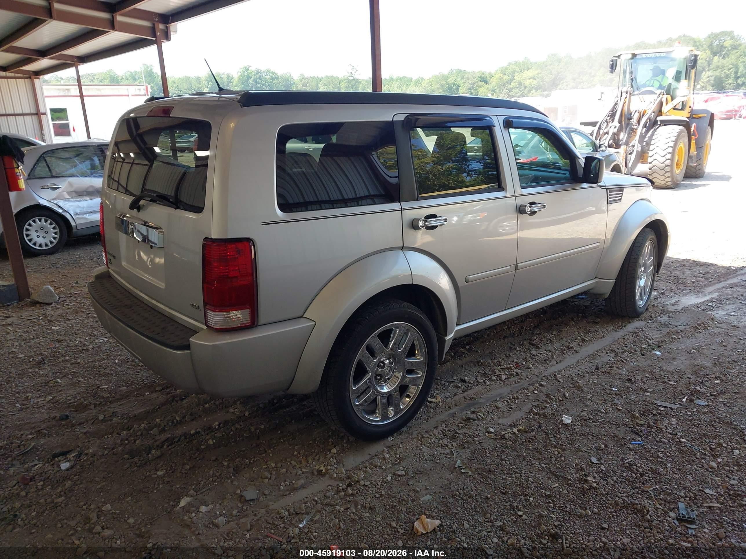 2007 Dodge Nitro Slt/rt Silver vin: 1D8GT586X7W681112