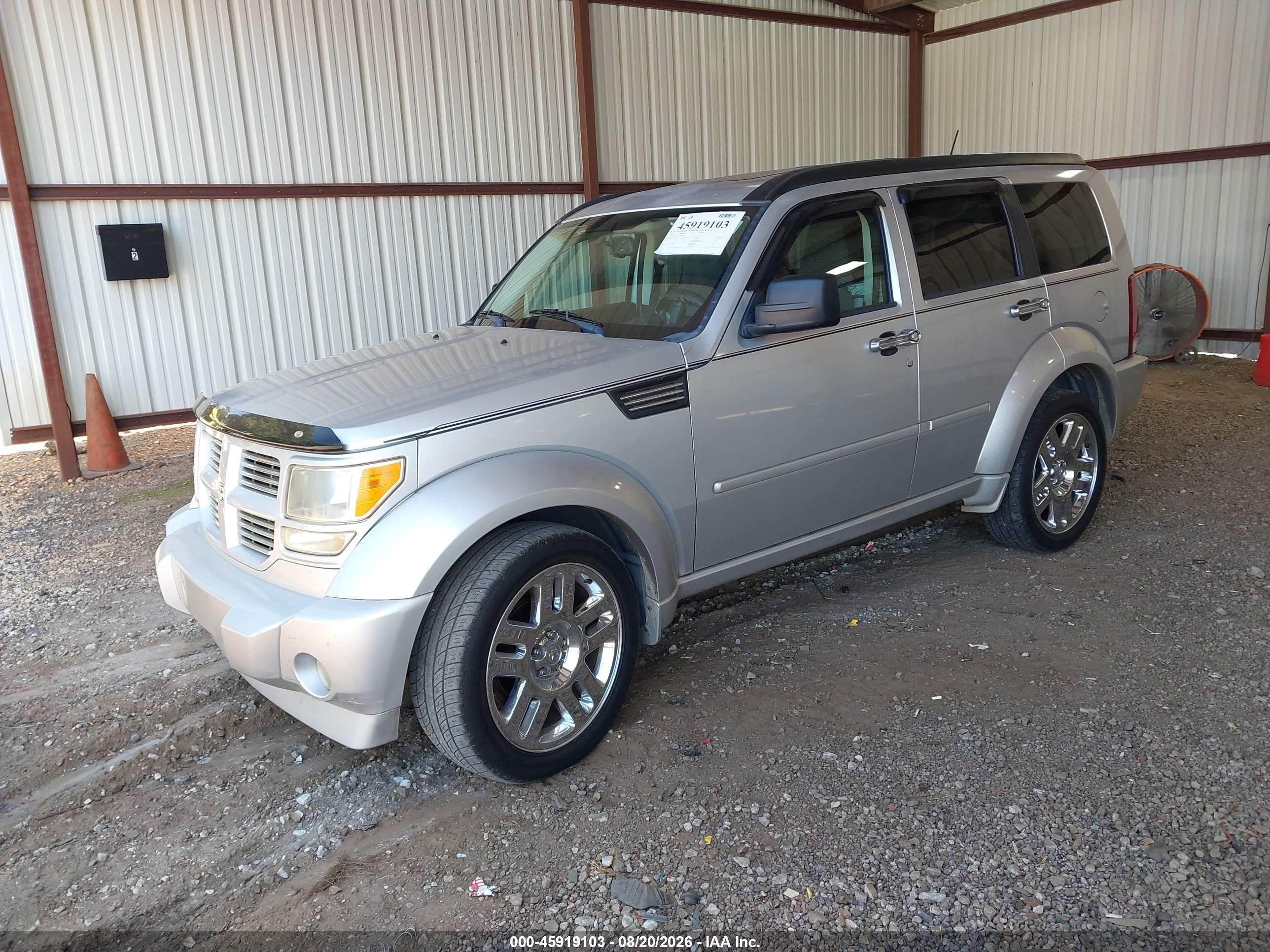 2007 Dodge Nitro Slt/rt Silver vin: 1D8GT586X7W681112