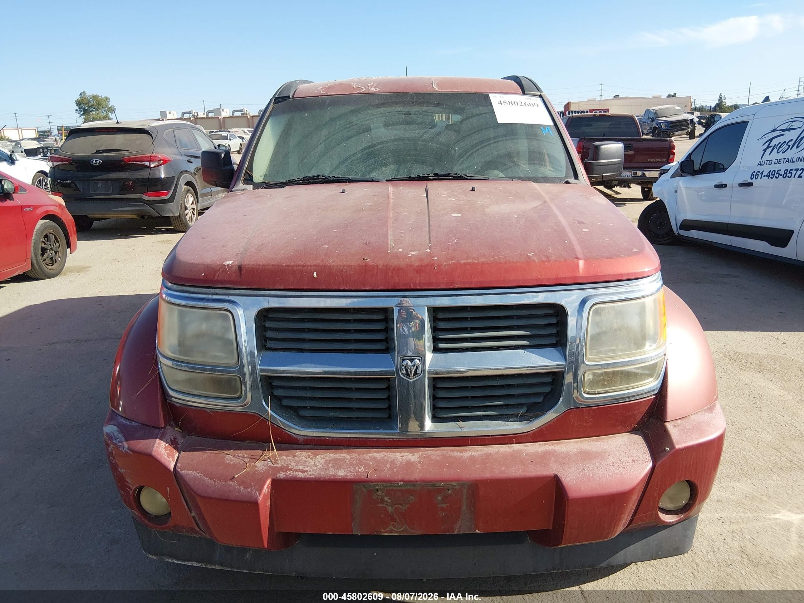 2007 Dodge Nitro Slt/rt Красный vin: 1D8GT58K27W585729