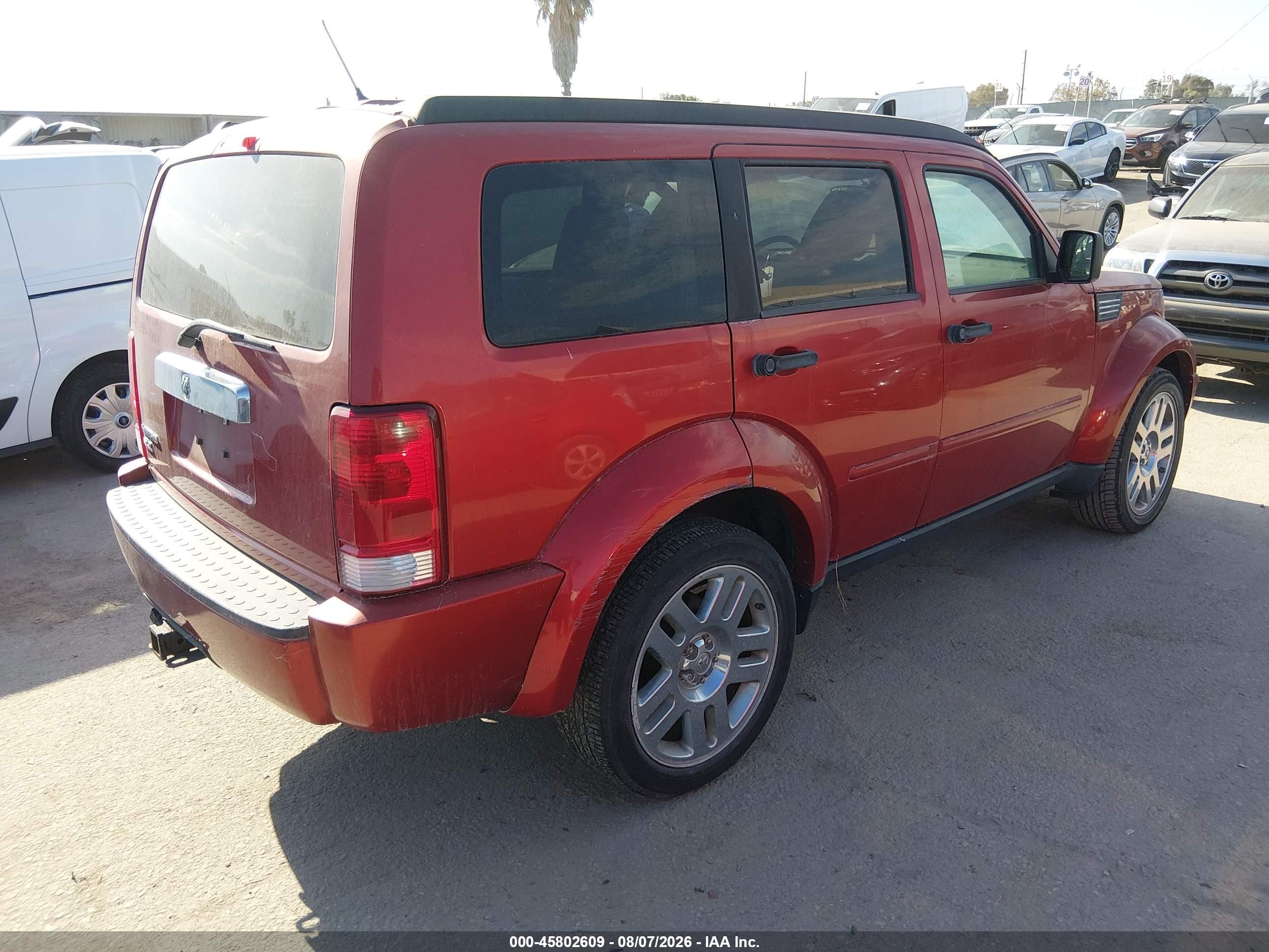 2007 Dodge Nitro Slt/rt Красный vin: 1D8GT58K27W585729