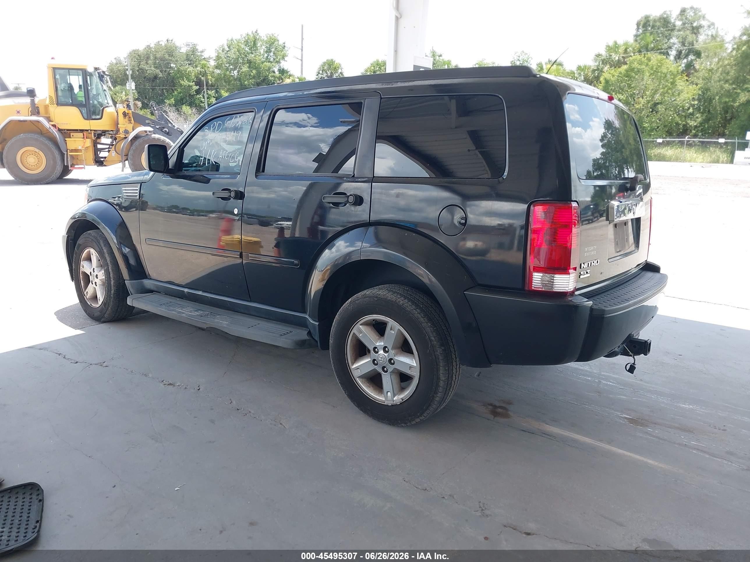 2007 Dodge Nitro Slt/rt Black vin: 1D8GT58K47W558371