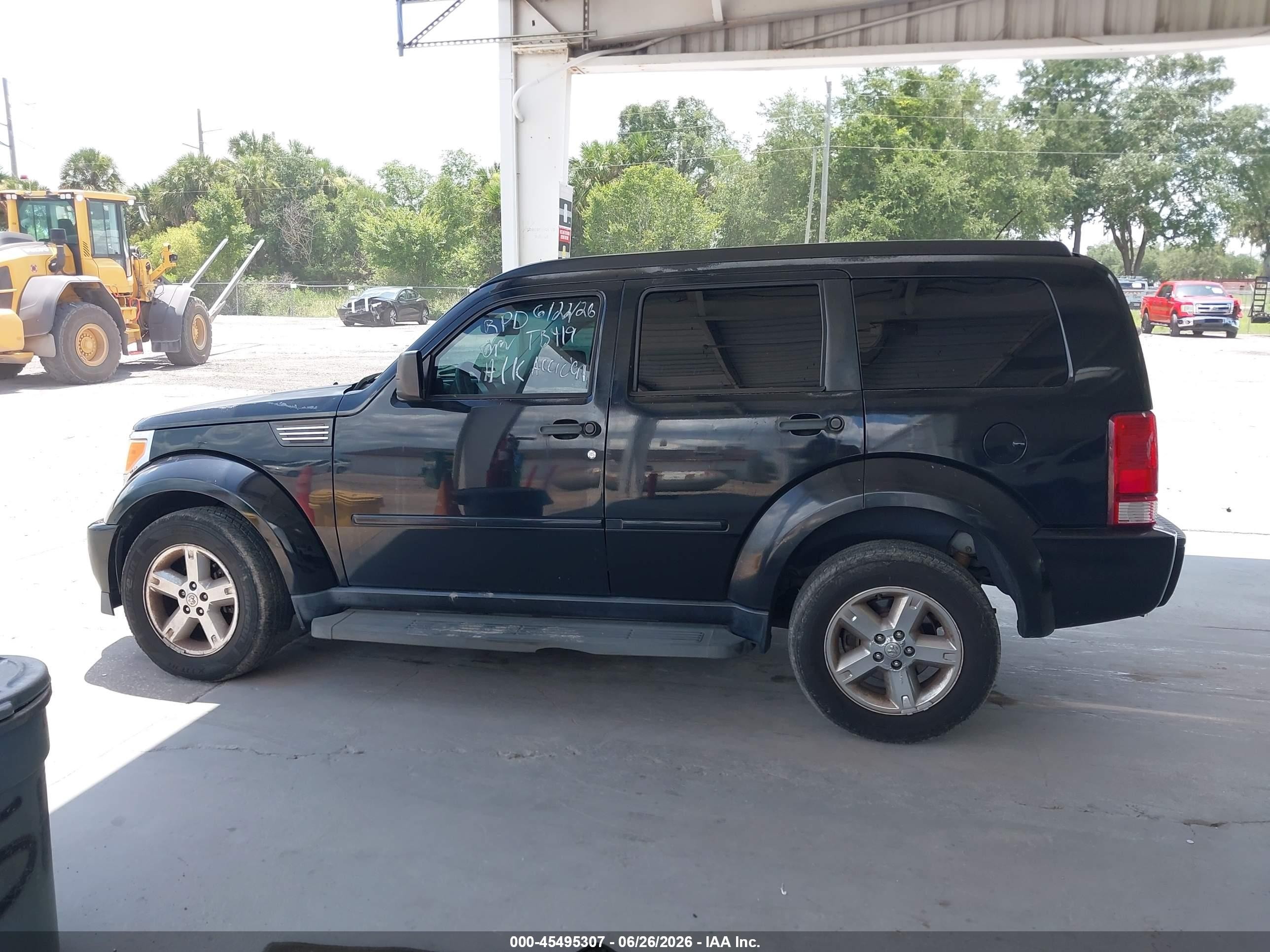 2007 Dodge Nitro Slt/rt Black vin: 1D8GT58K47W558371