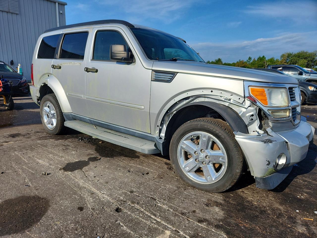 2007 Dodge Nitro Slt Серебряный vin: 1D8GT58K47W640925