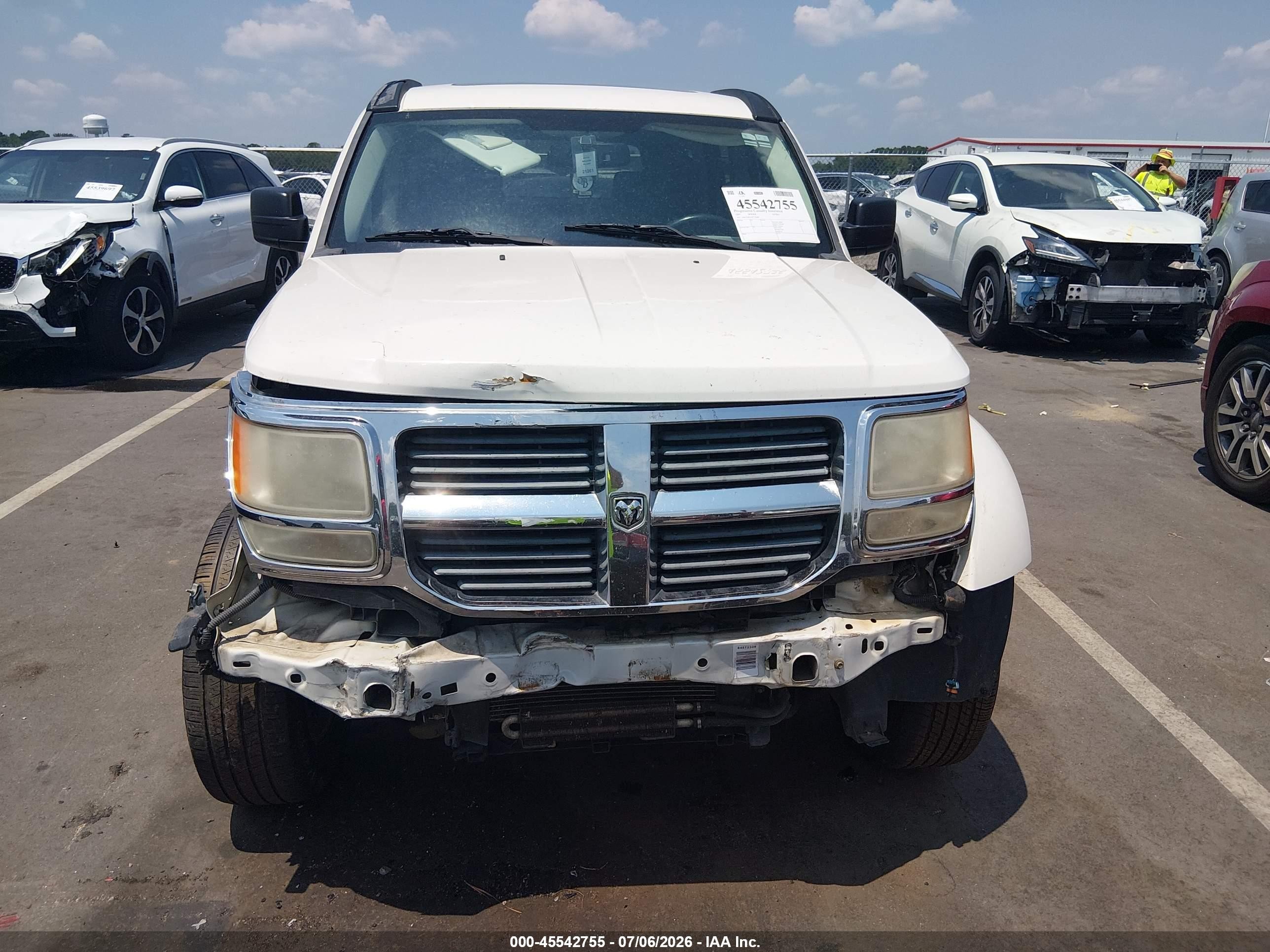 2007 Dodge Nitro Slt/rt White vin: 1D8GT58K47W719608