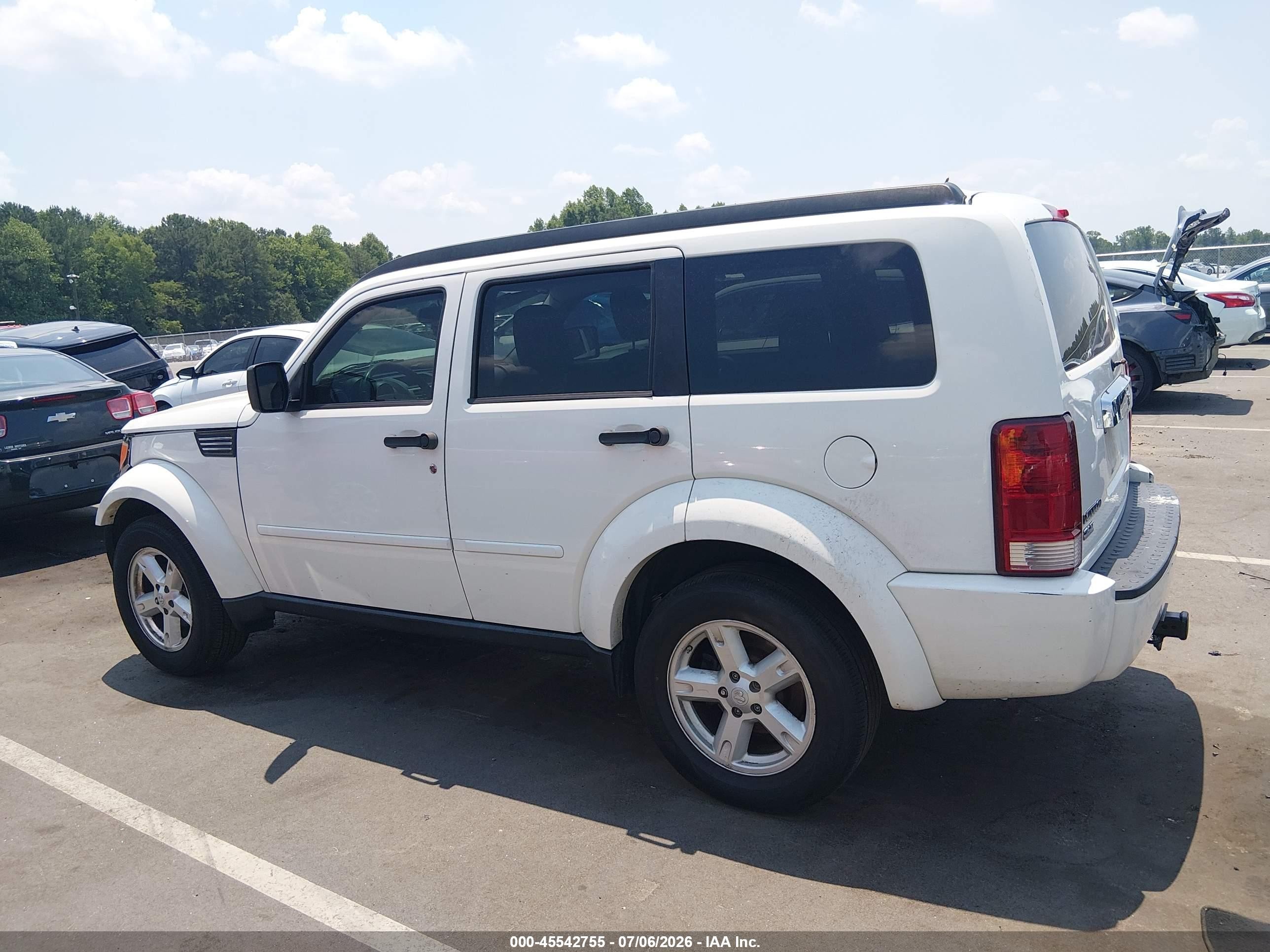 2007 Dodge Nitro Slt/rt White vin: 1D8GT58K47W719608
