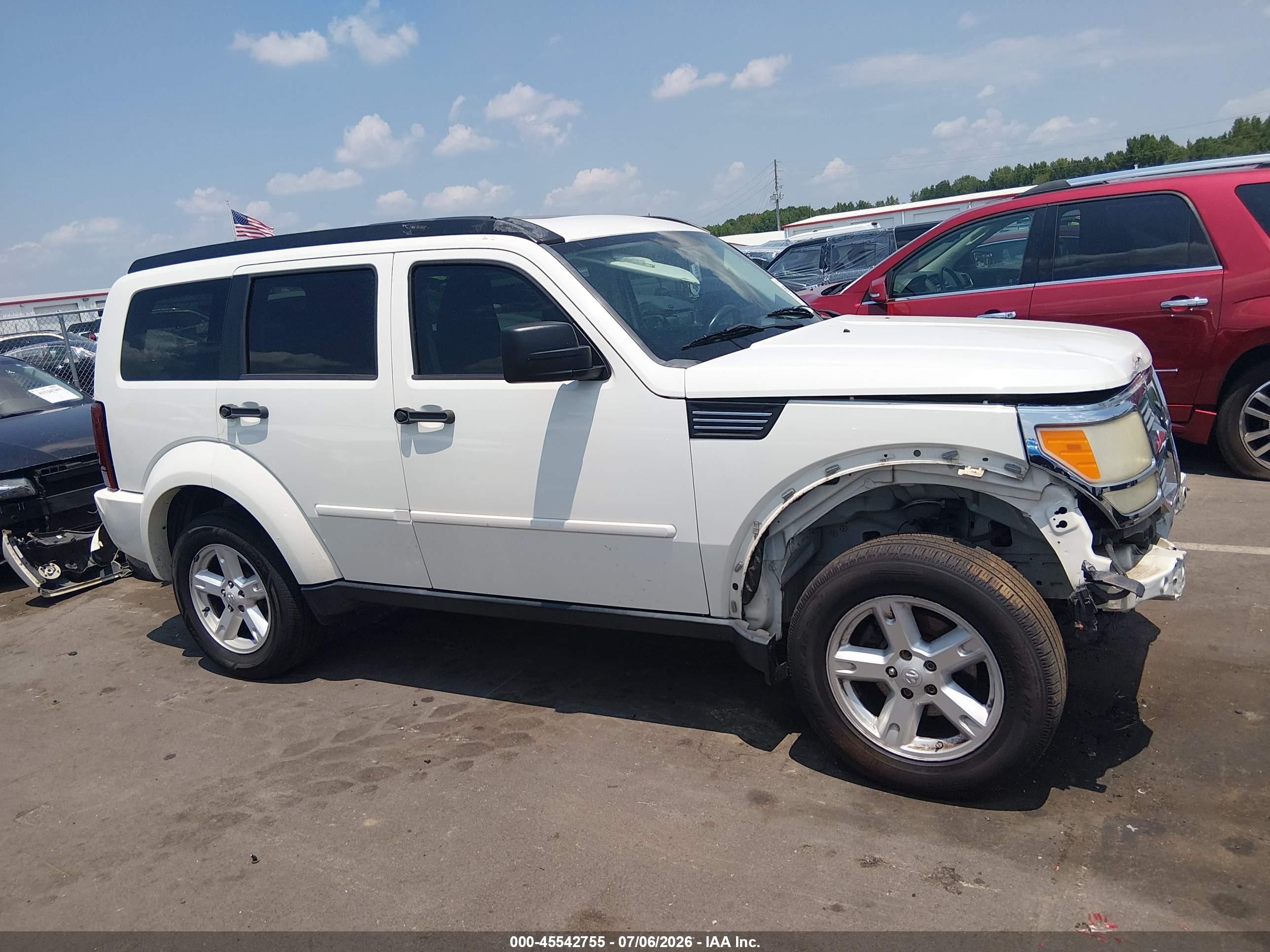2007 Dodge Nitro Slt/rt White vin: 1D8GT58K47W719608