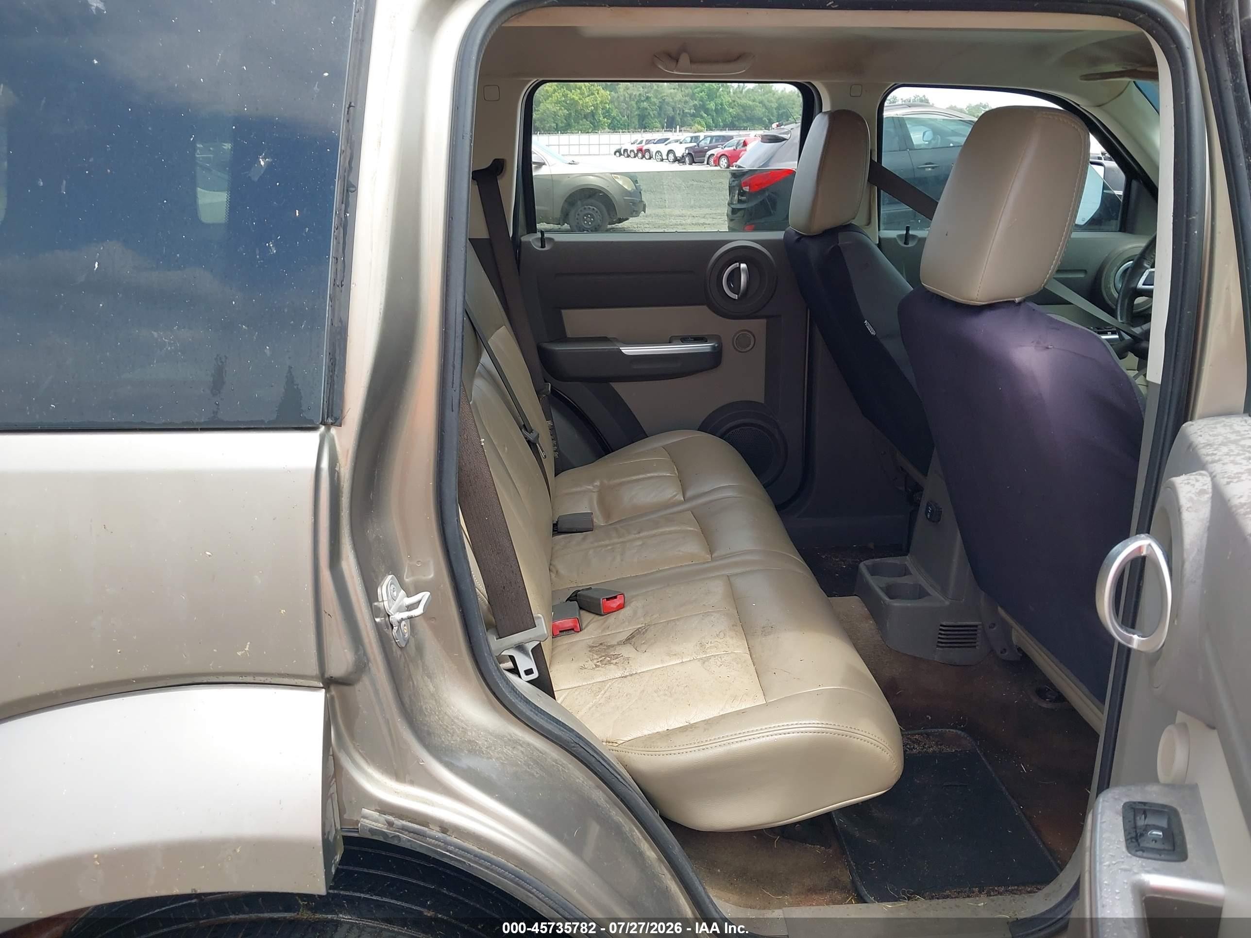 2007 Dodge Nitro Slt/rt Champagne vin: 1D8GT58K67W579383