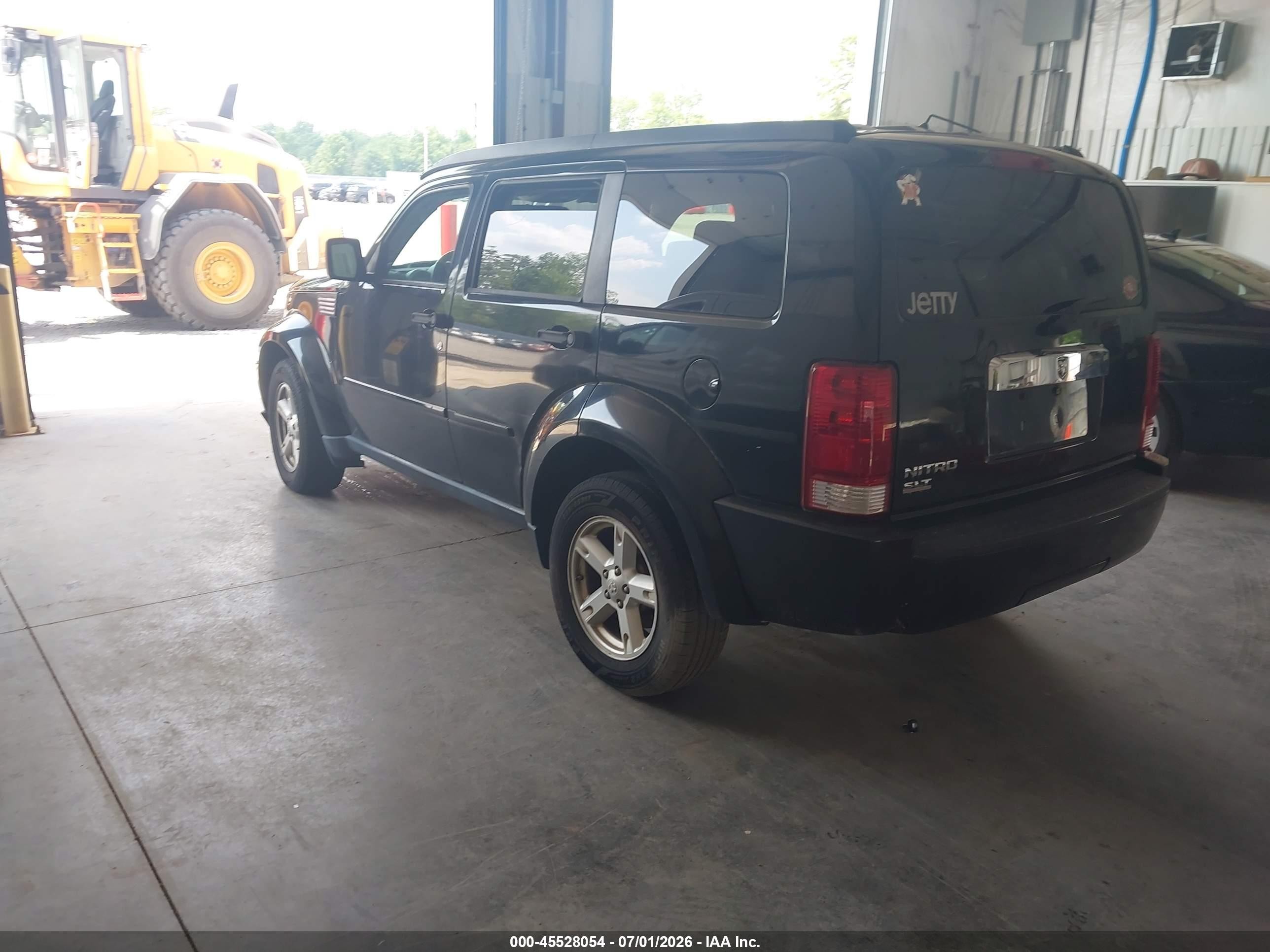 2007 Dodge Nitro Slt/rt Черный vin: 1D8GT58K87W689755
