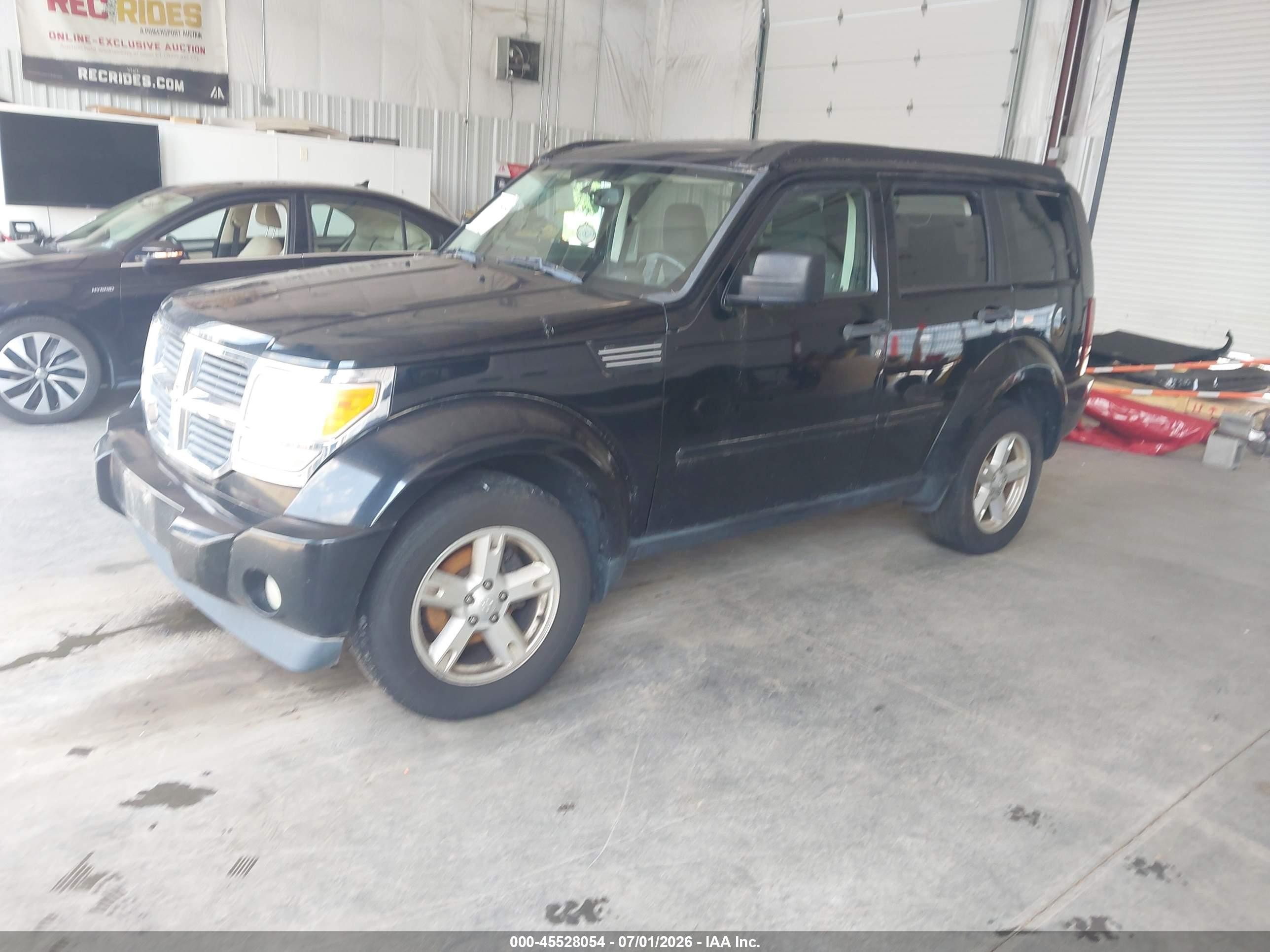 2007 Dodge Nitro Slt/rt Черный vin: 1D8GT58K87W689755