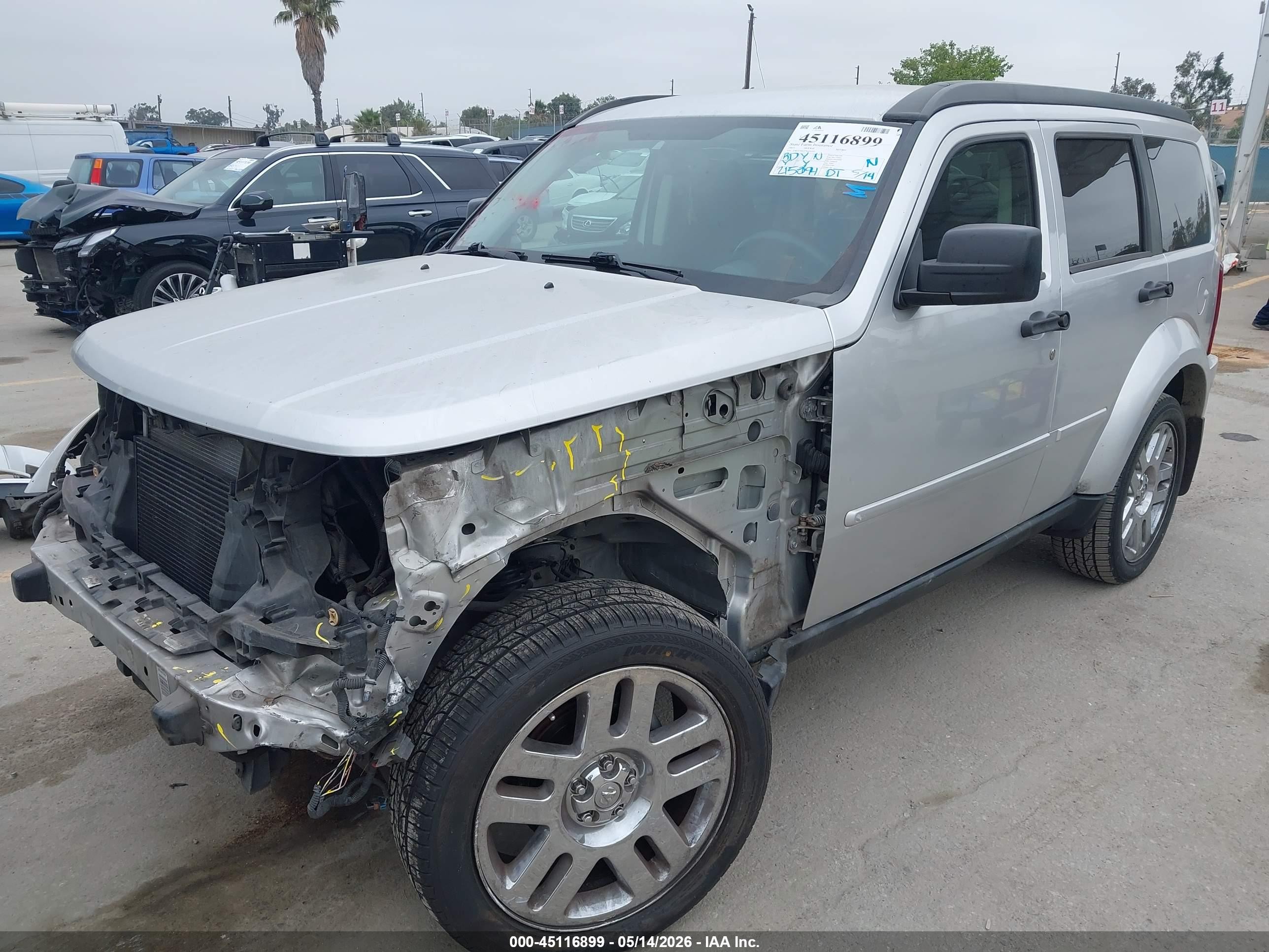 2007 Dodge Nitro Slt/rt Серебряный vin: 1D8GT58K87W690260