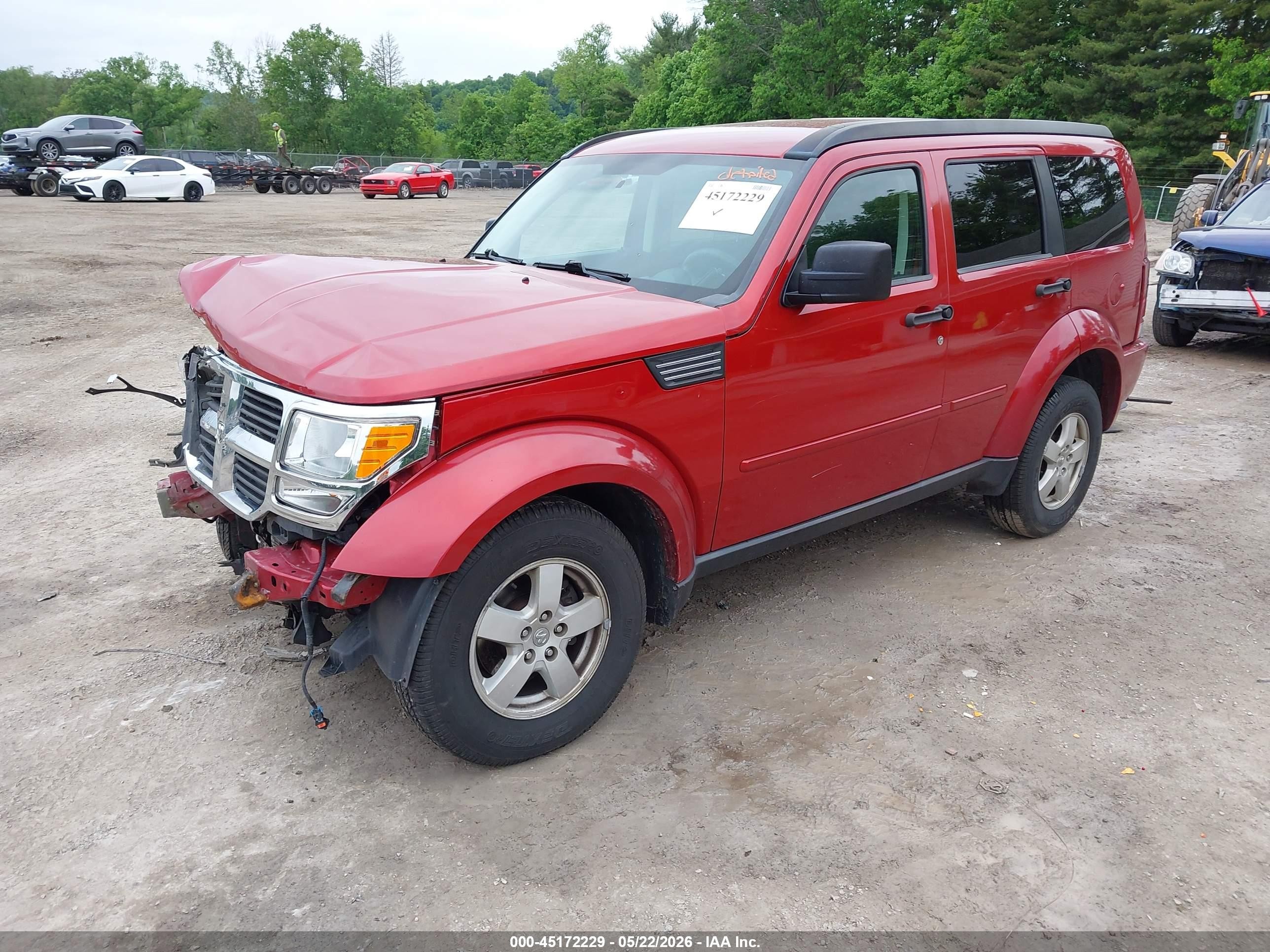 2008 Dodge Nitro Se/sxt Red vin: 1D8GU28K08W251180