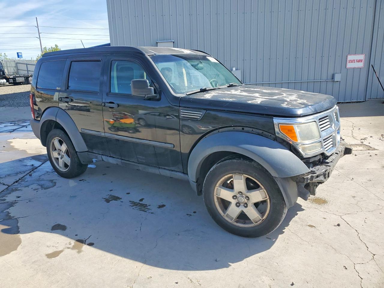 2007 Dodge Nitro Sxt Black vin: 1D8GU28K17W549994