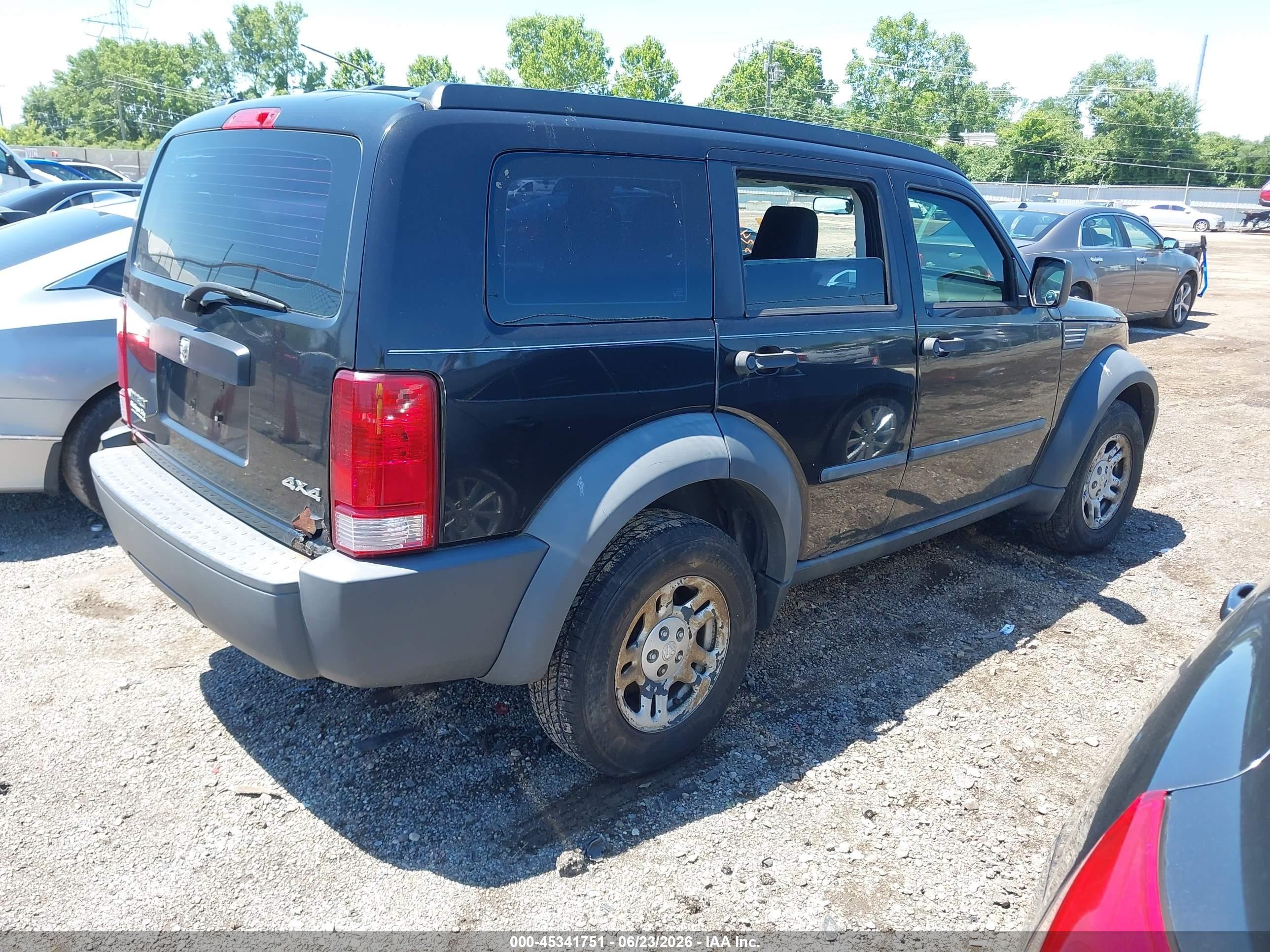 2008 Dodge Nitro Sxt Black vin: 1D8GU28K18W171208
