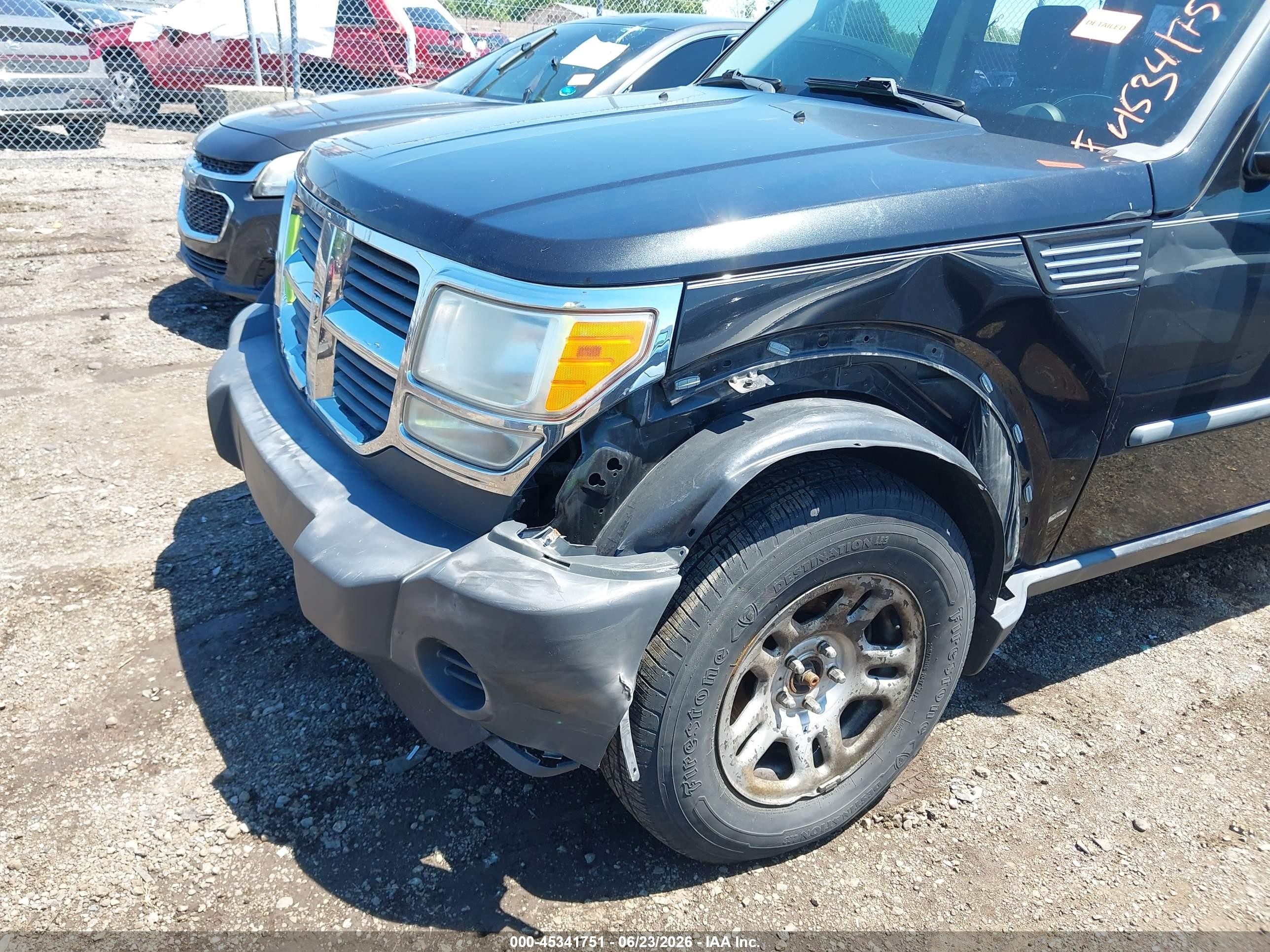 2008 Dodge Nitro Sxt Black vin: 1D8GU28K18W171208