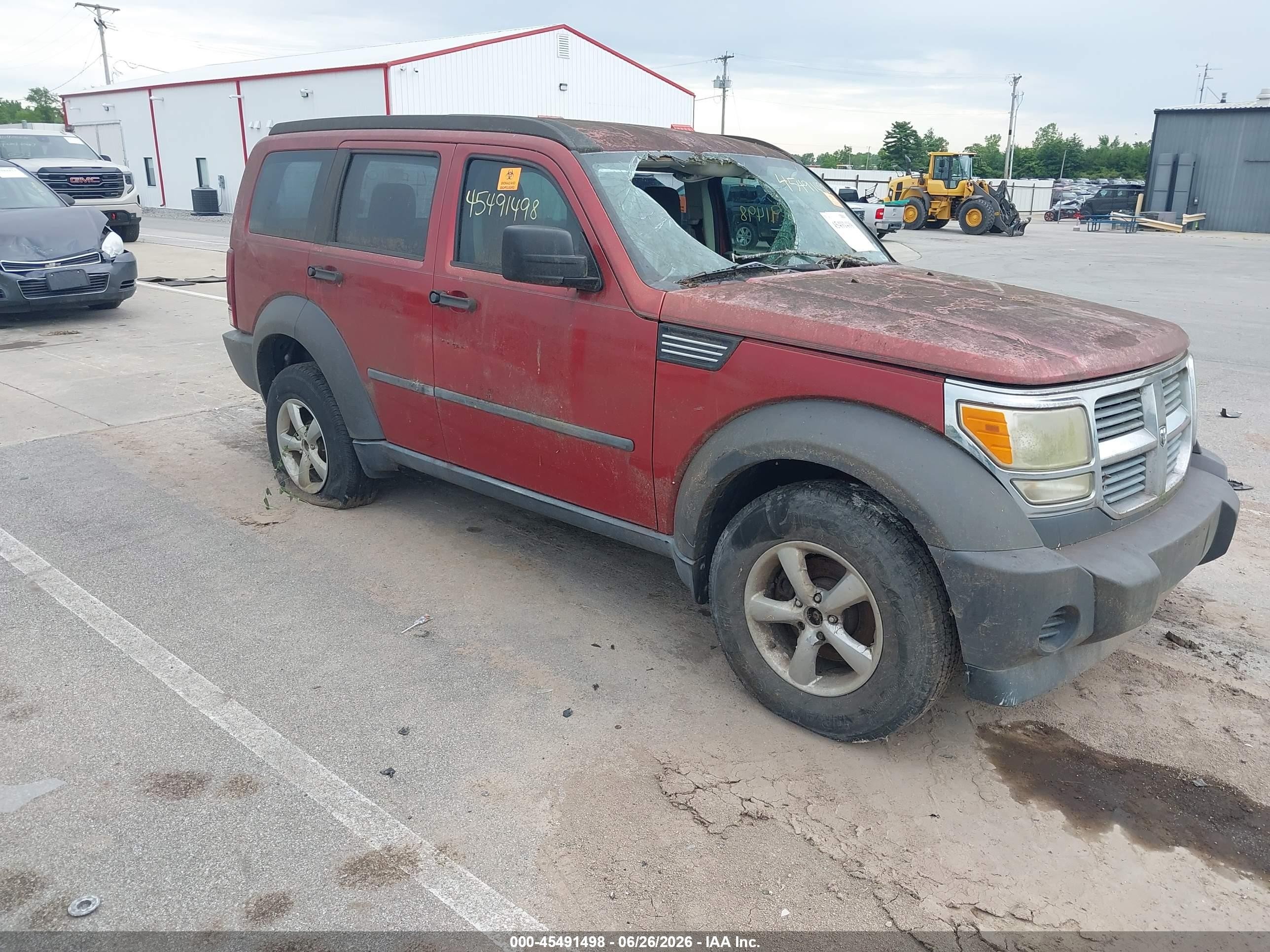 2008 Dodge Nitro Sxt Red vin: 1D8GU28K18W204790