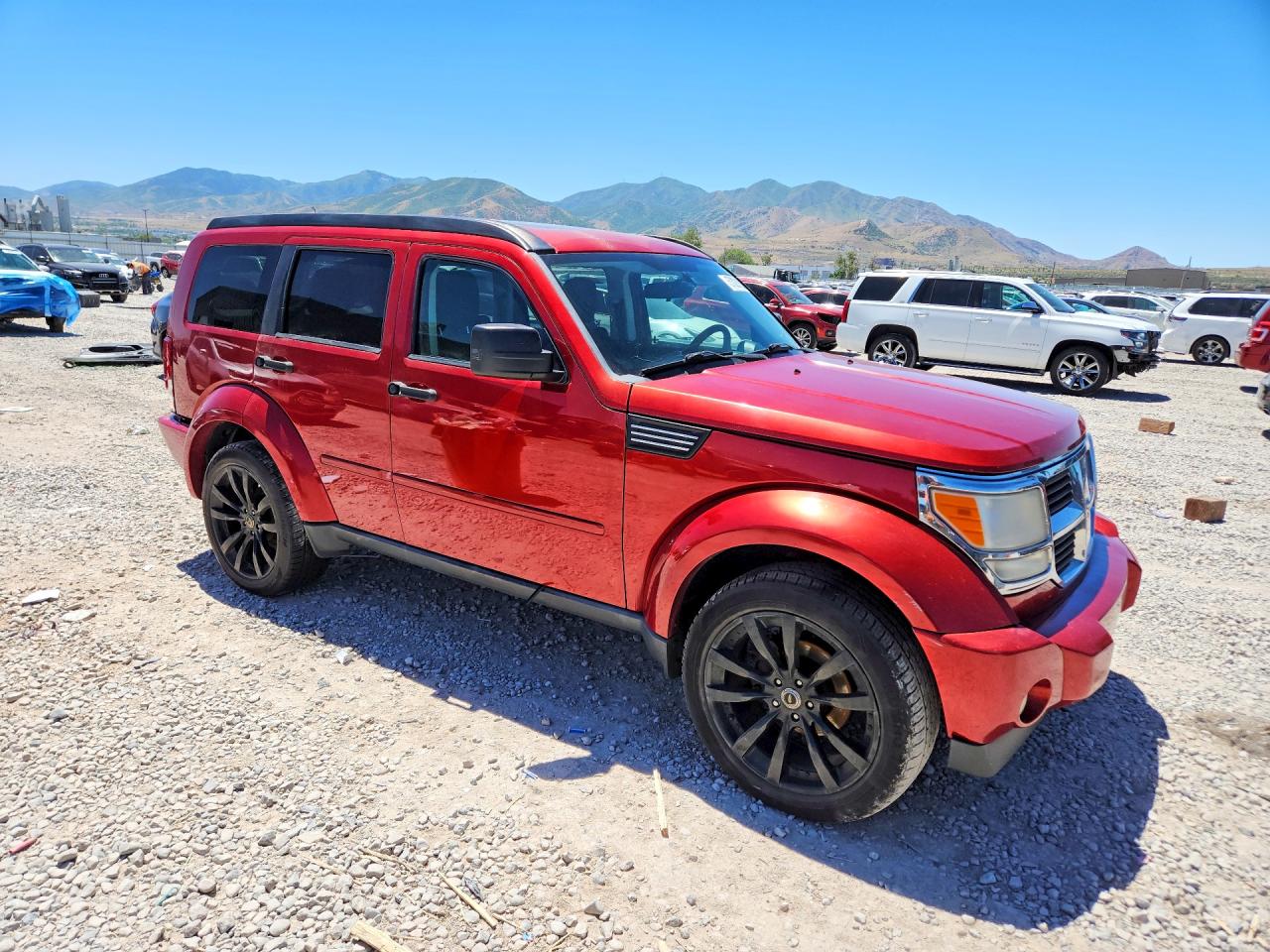 2008 Dodge Nitro Sxt Burgundy vin: 1D8GU28K28W239029