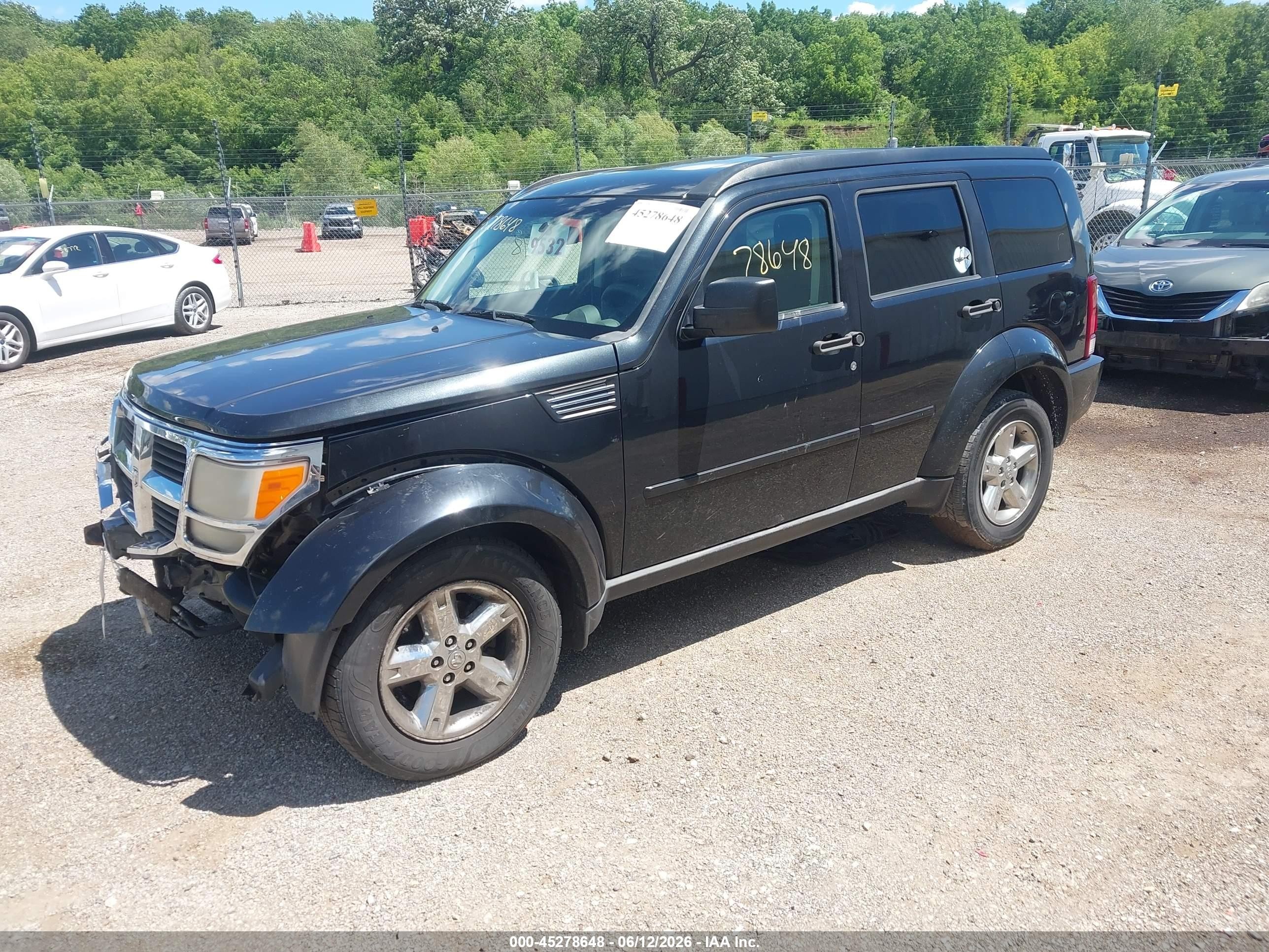 2008 Dodge Nitro Sxt Черный vin: 1D8GU28K28W267087