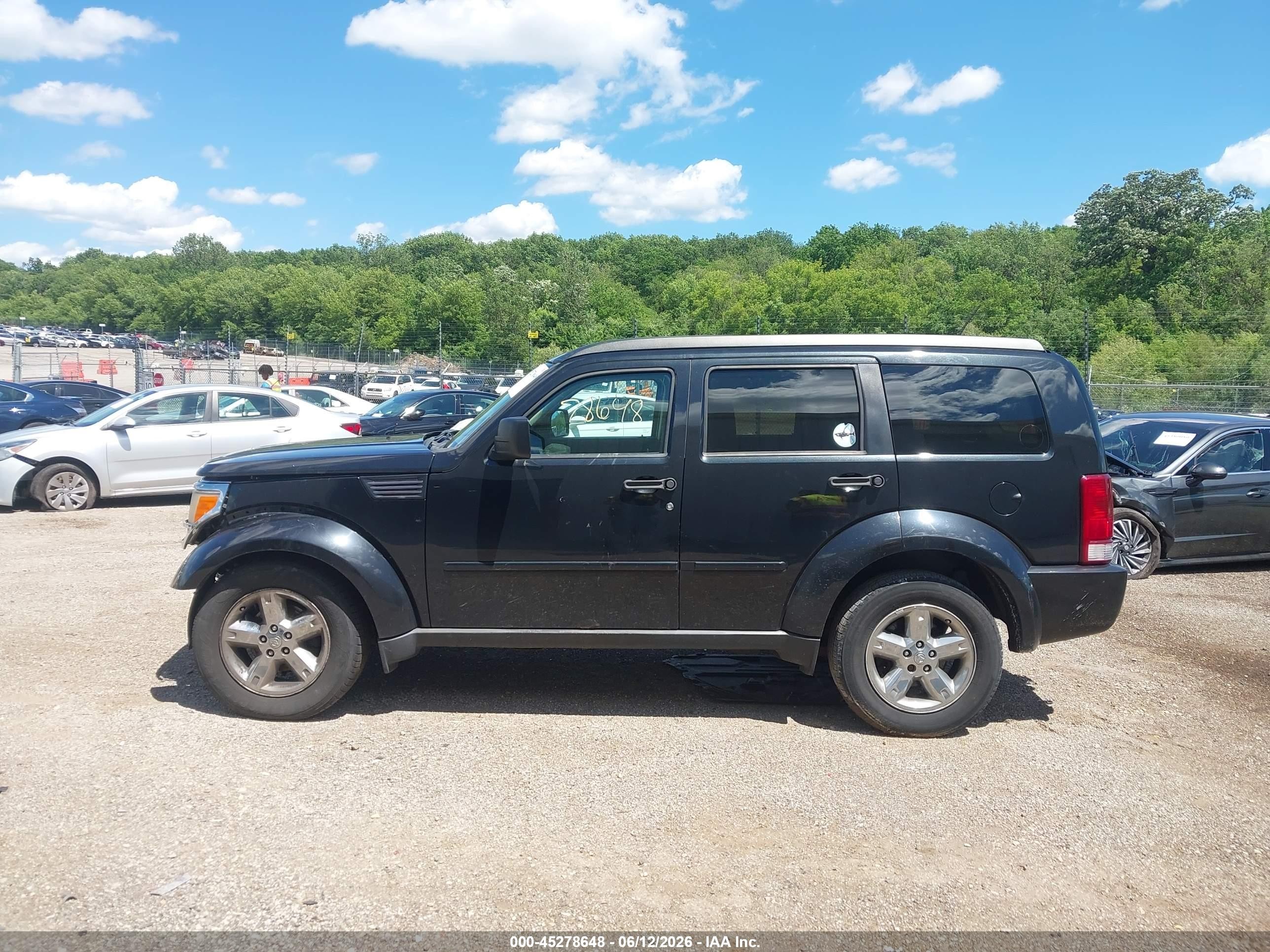 2008 Dodge Nitro Sxt Черный vin: 1D8GU28K28W267087