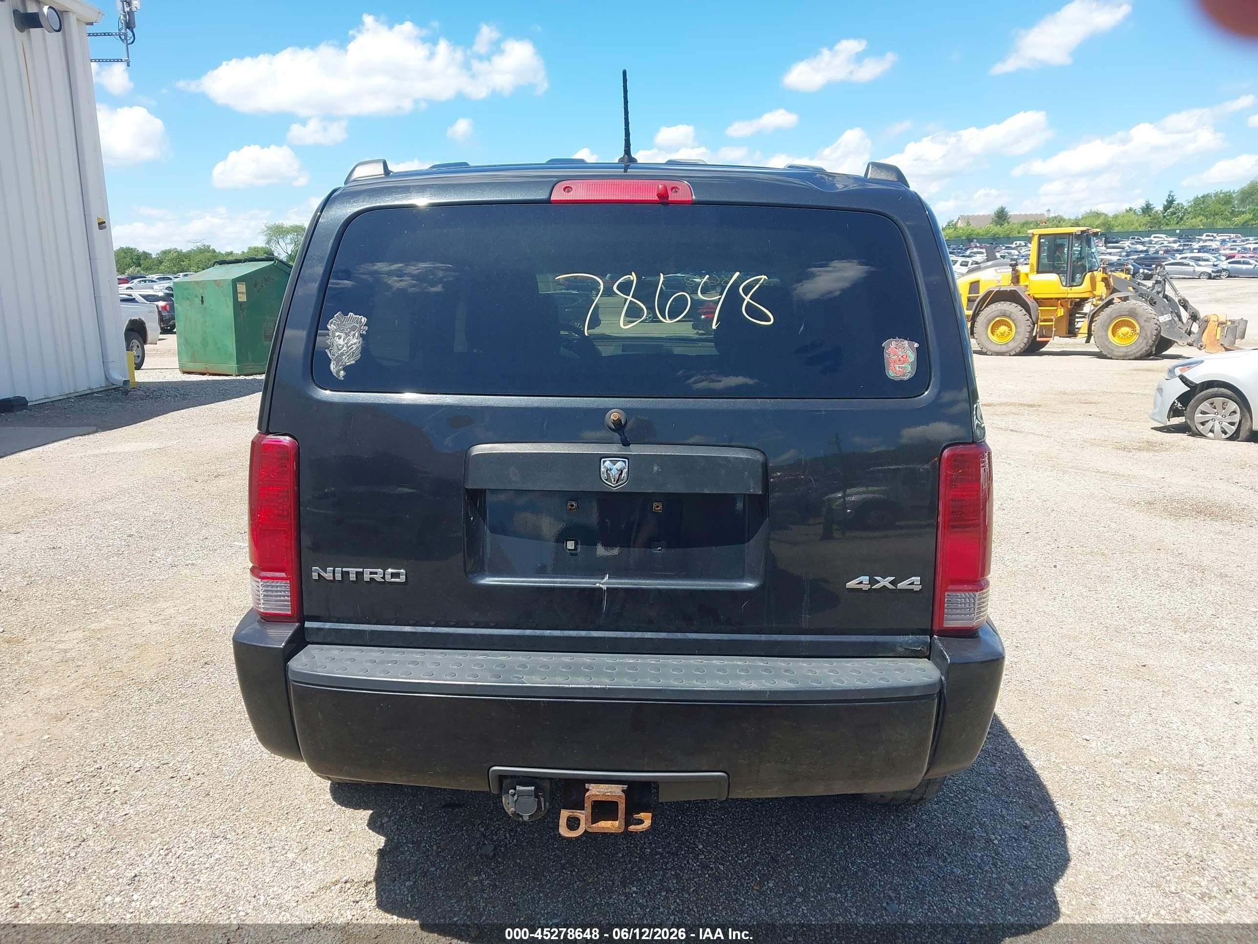 2008 Dodge Nitro Sxt Черный vin: 1D8GU28K28W267087