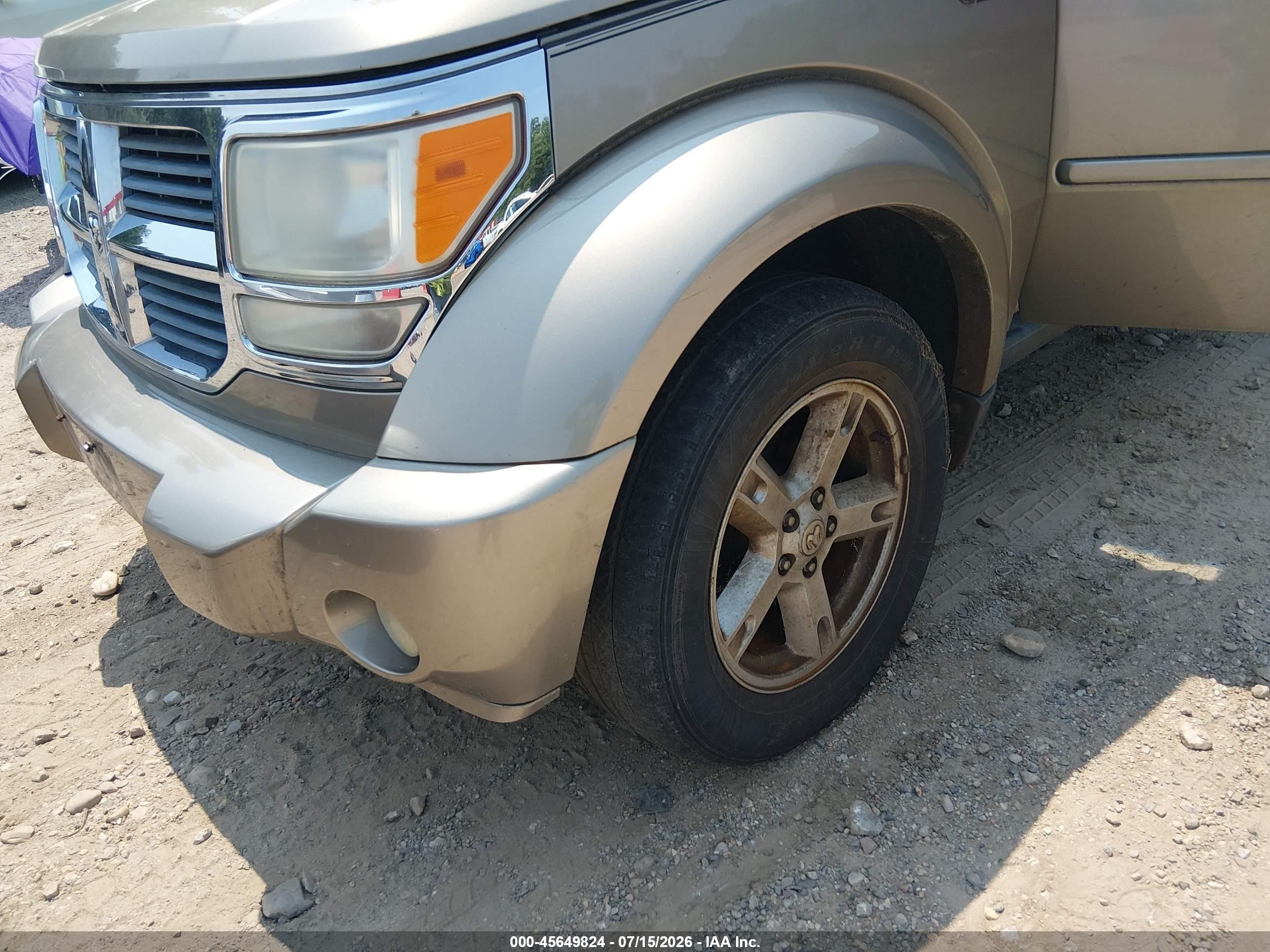 2007 Dodge Nitro Sxt Gray vin: 1D8GU28K37W727548
