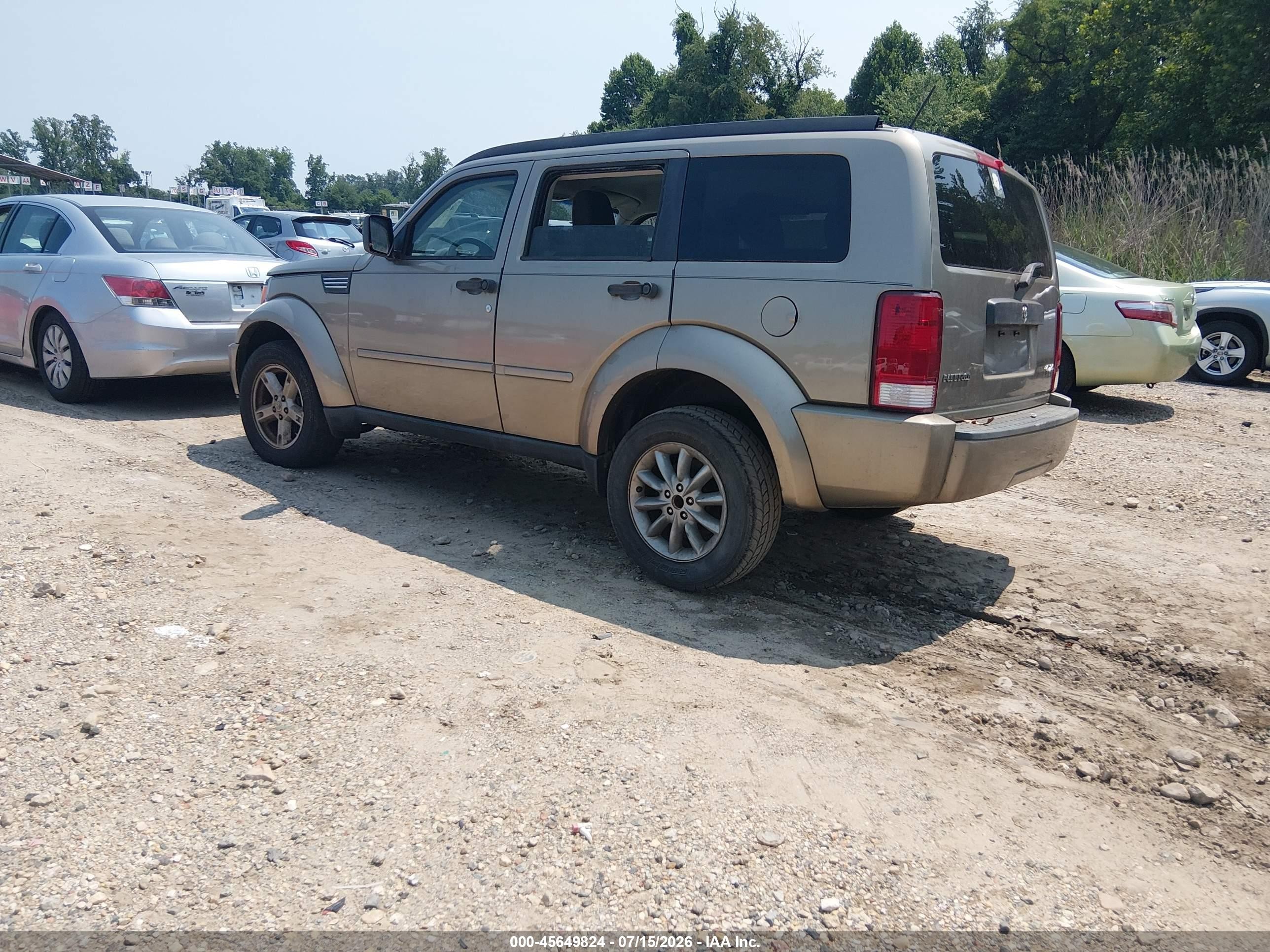 2007 Dodge Nitro Sxt Gray vin: 1D8GU28K37W727548