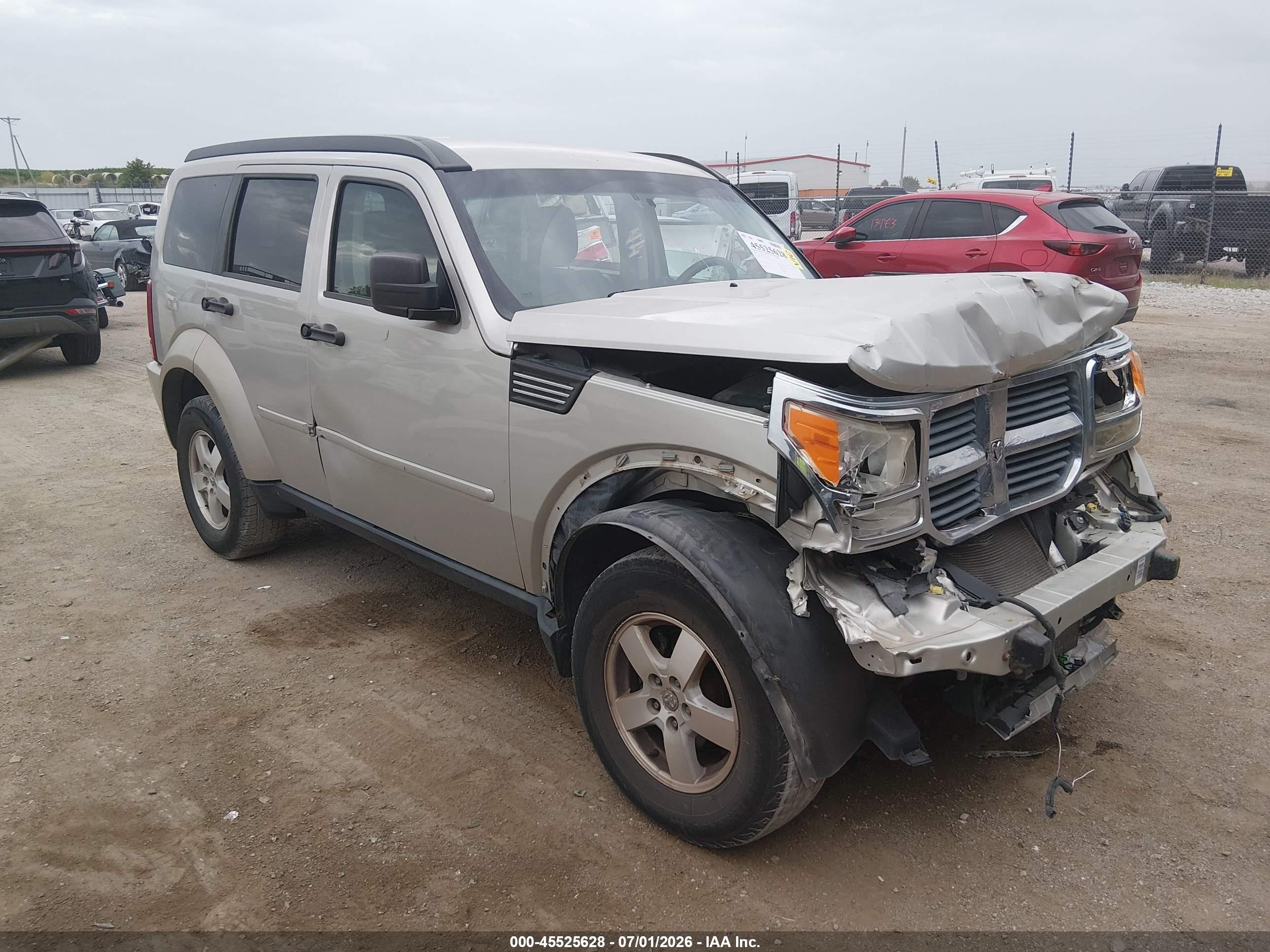 2008 Dodge Nitro Sxt Gray vin: 1D8GU28K48W217744