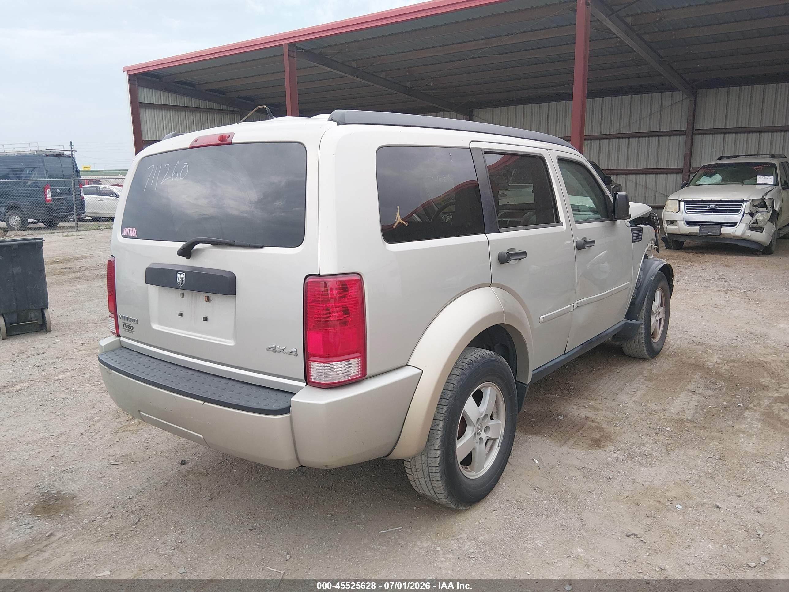 2008 Dodge Nitro Sxt Gray vin: 1D8GU28K48W217744